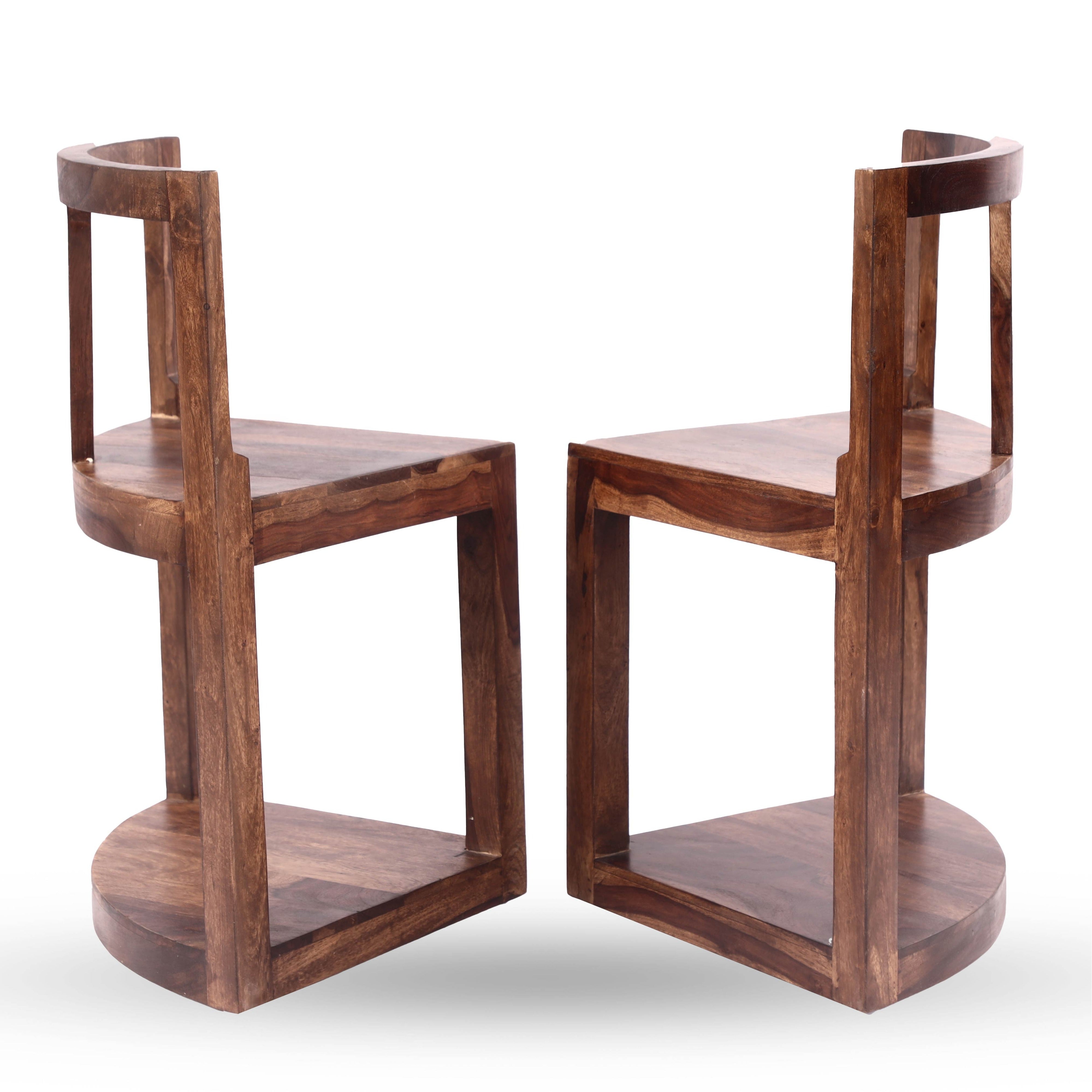 High Back Round Dining Table
