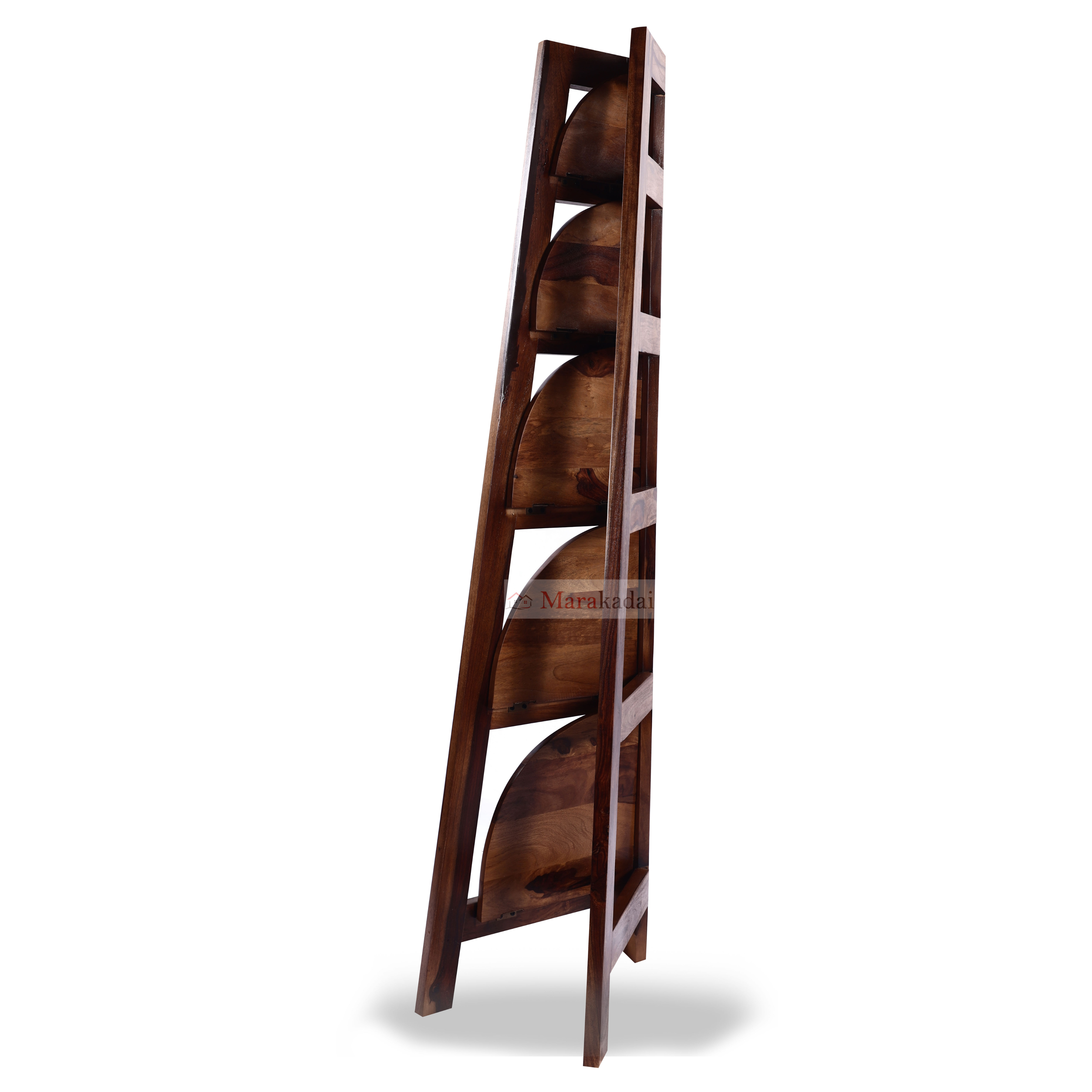 folding corner book shelf