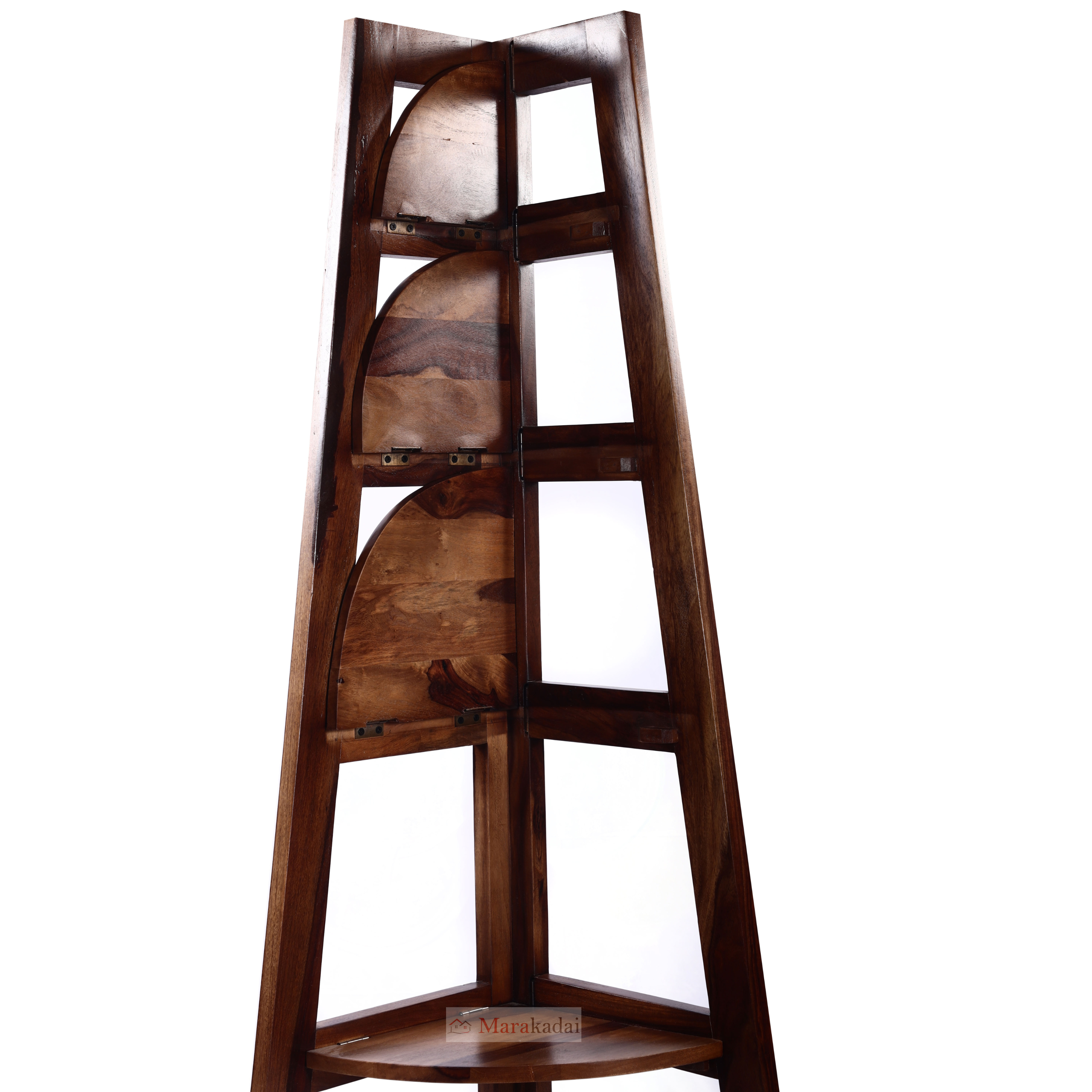 folding corner book shelf