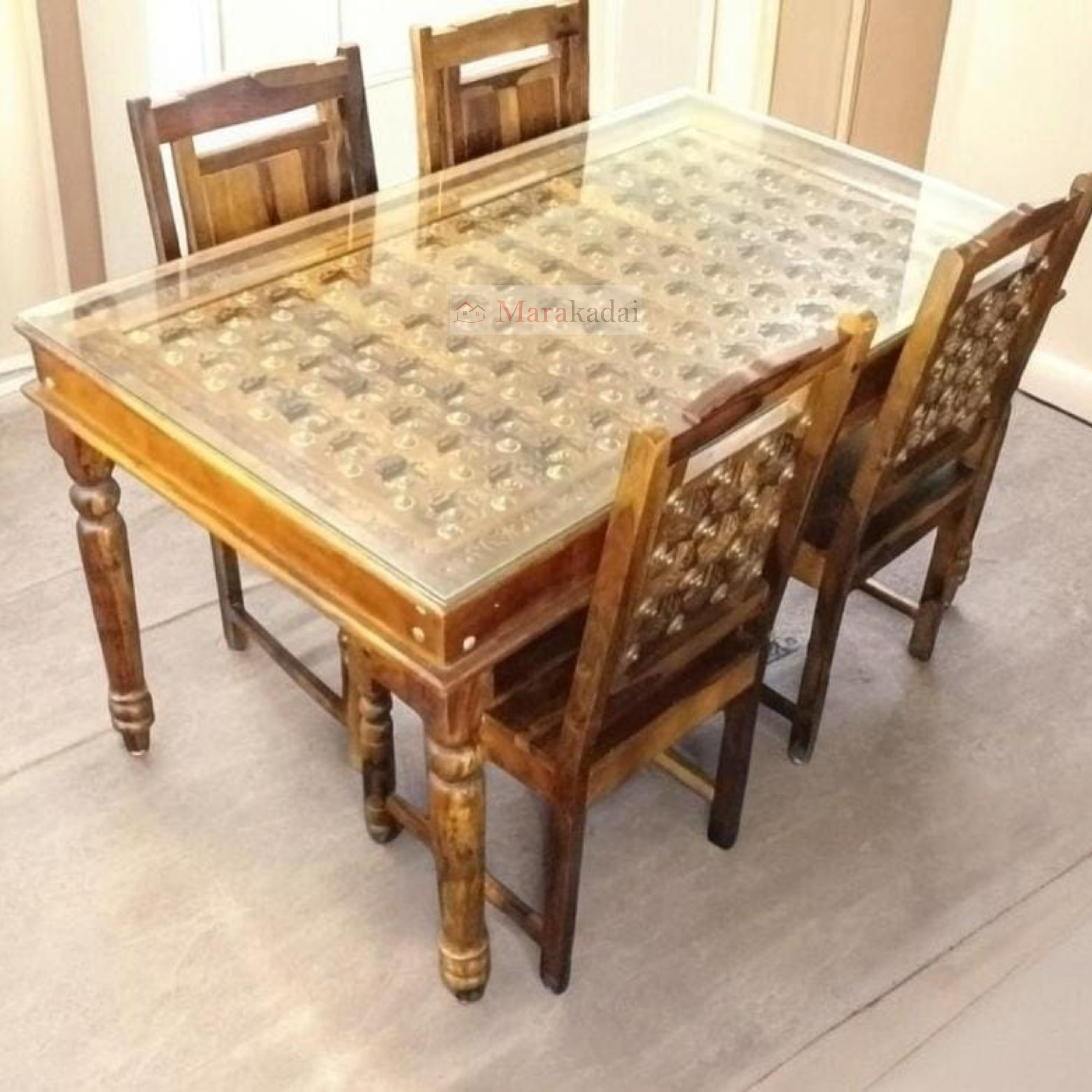 bakra diining table 5ft 1+4