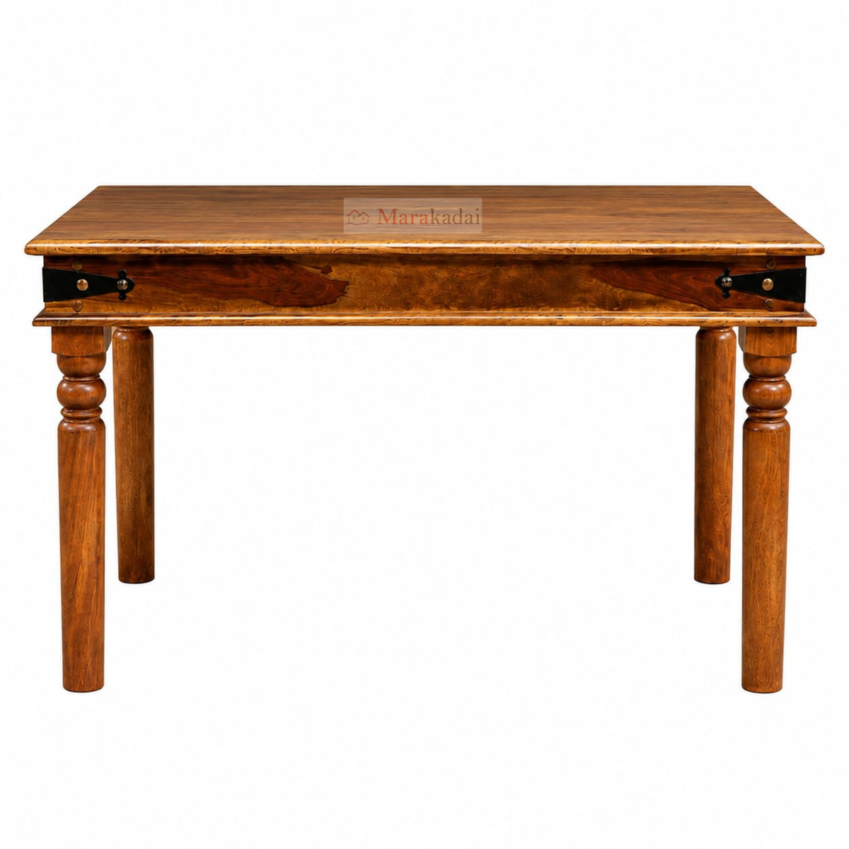 jali 5ft dining table set with bench 1+4+1