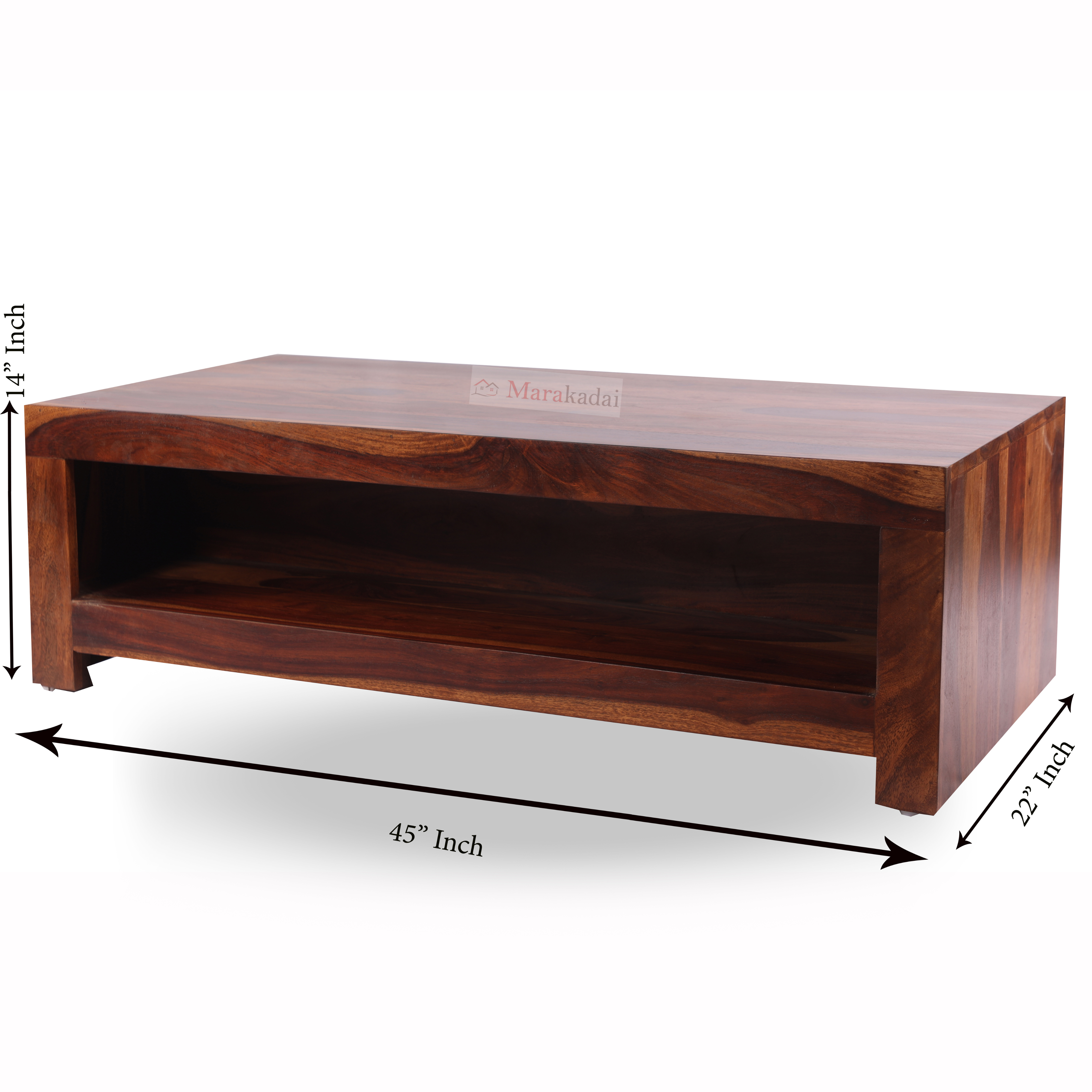 2 side storage center table