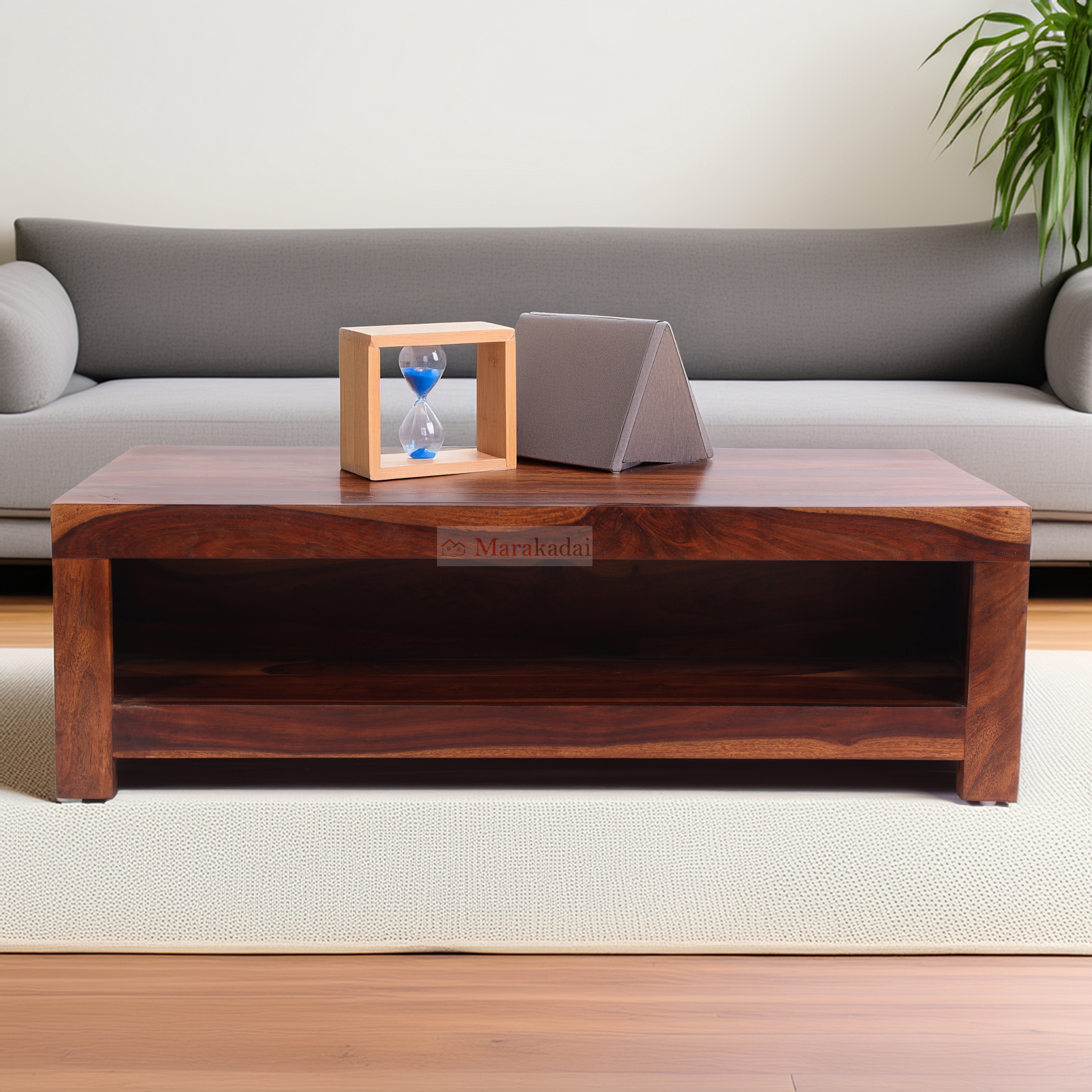 2 side storage center table