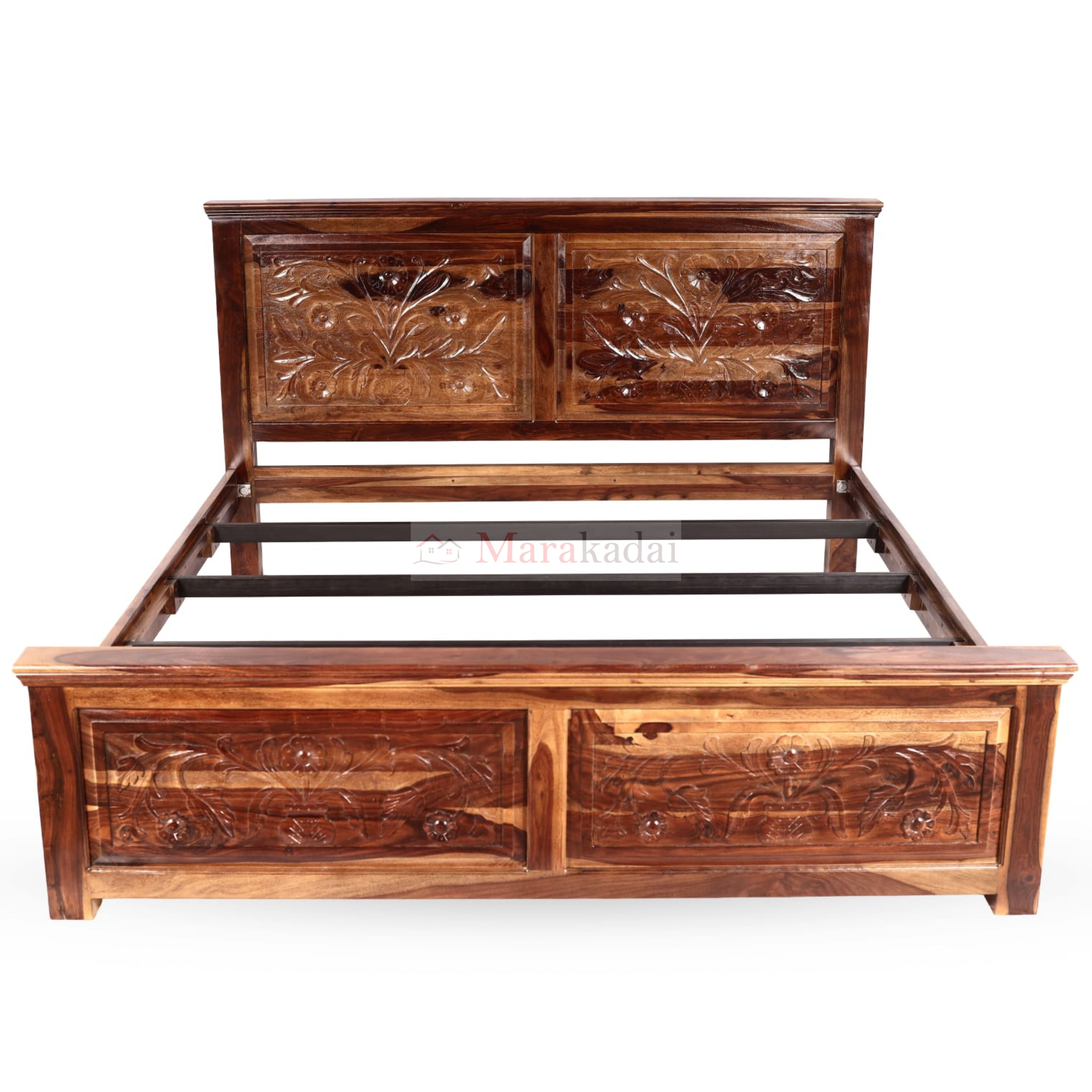 carving cot queen