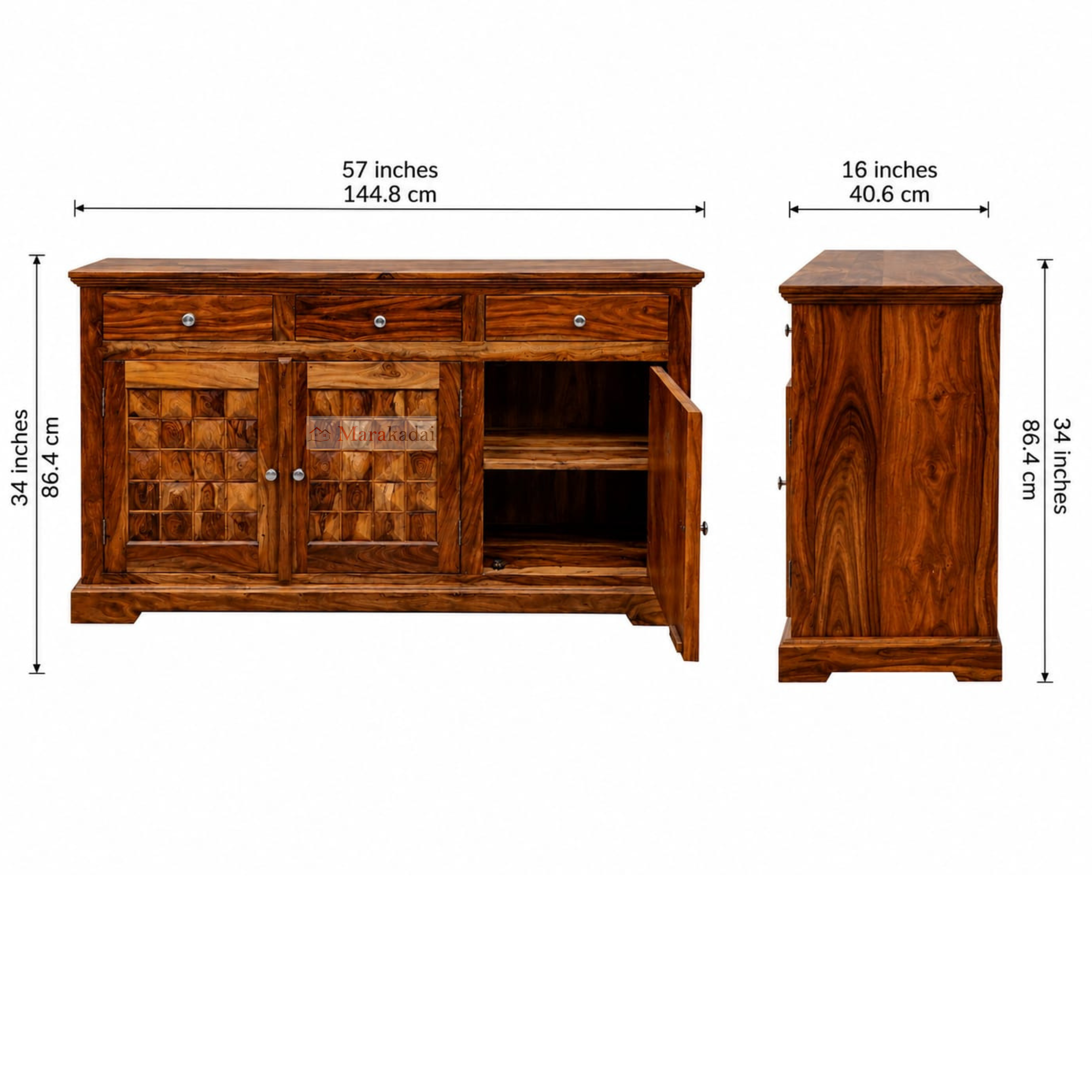 diamond side board