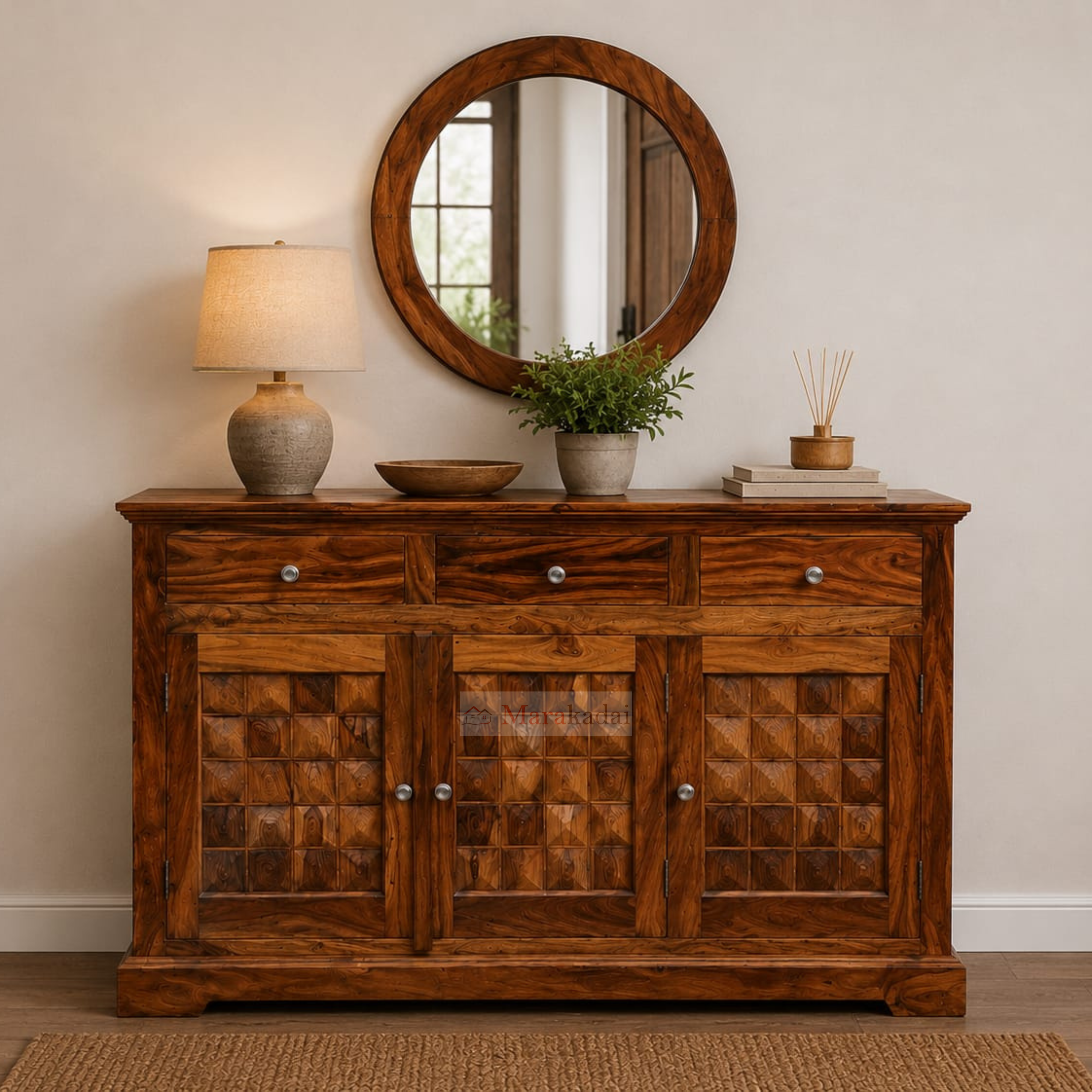 diamond side board