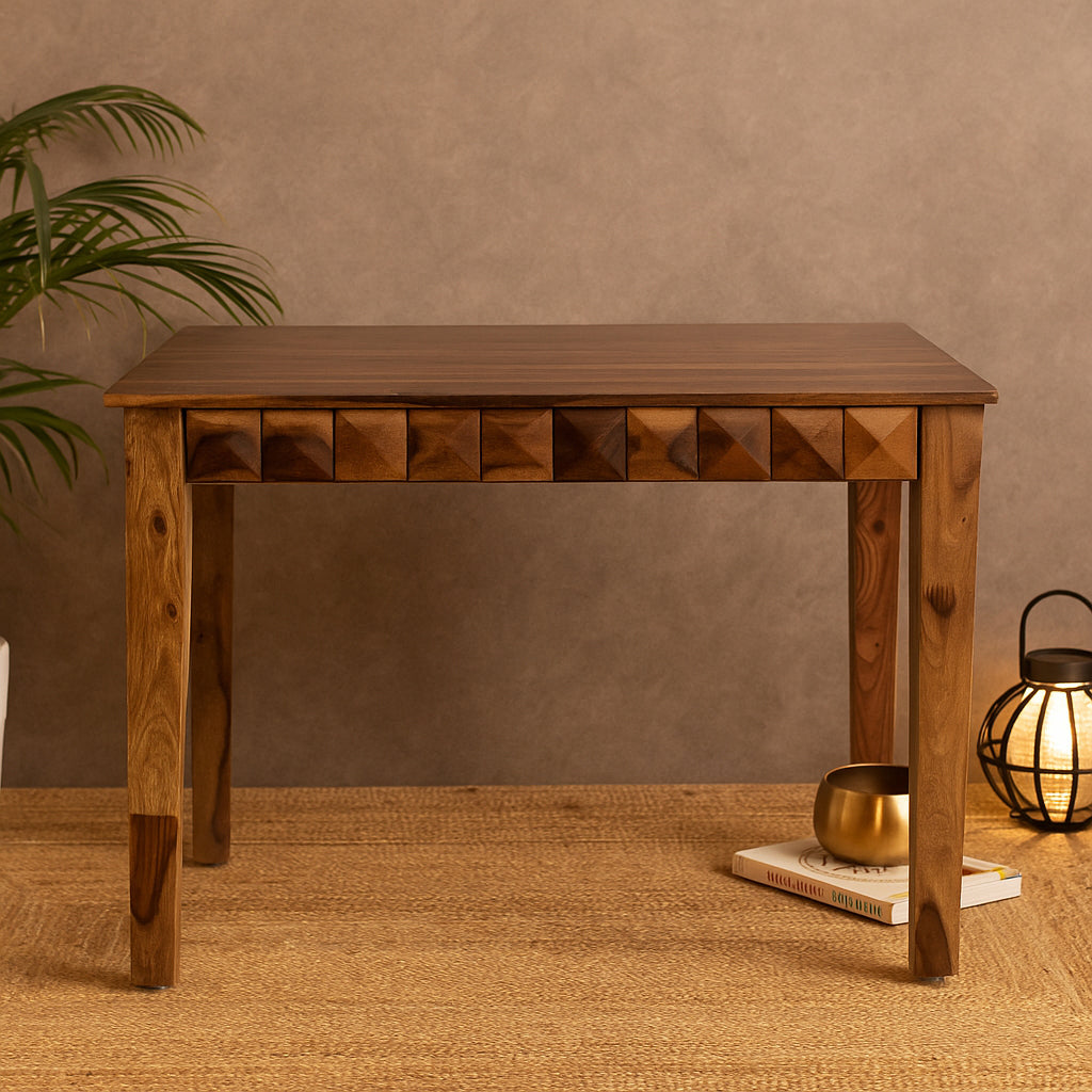 Diamond Dining Table 4ft 1+4