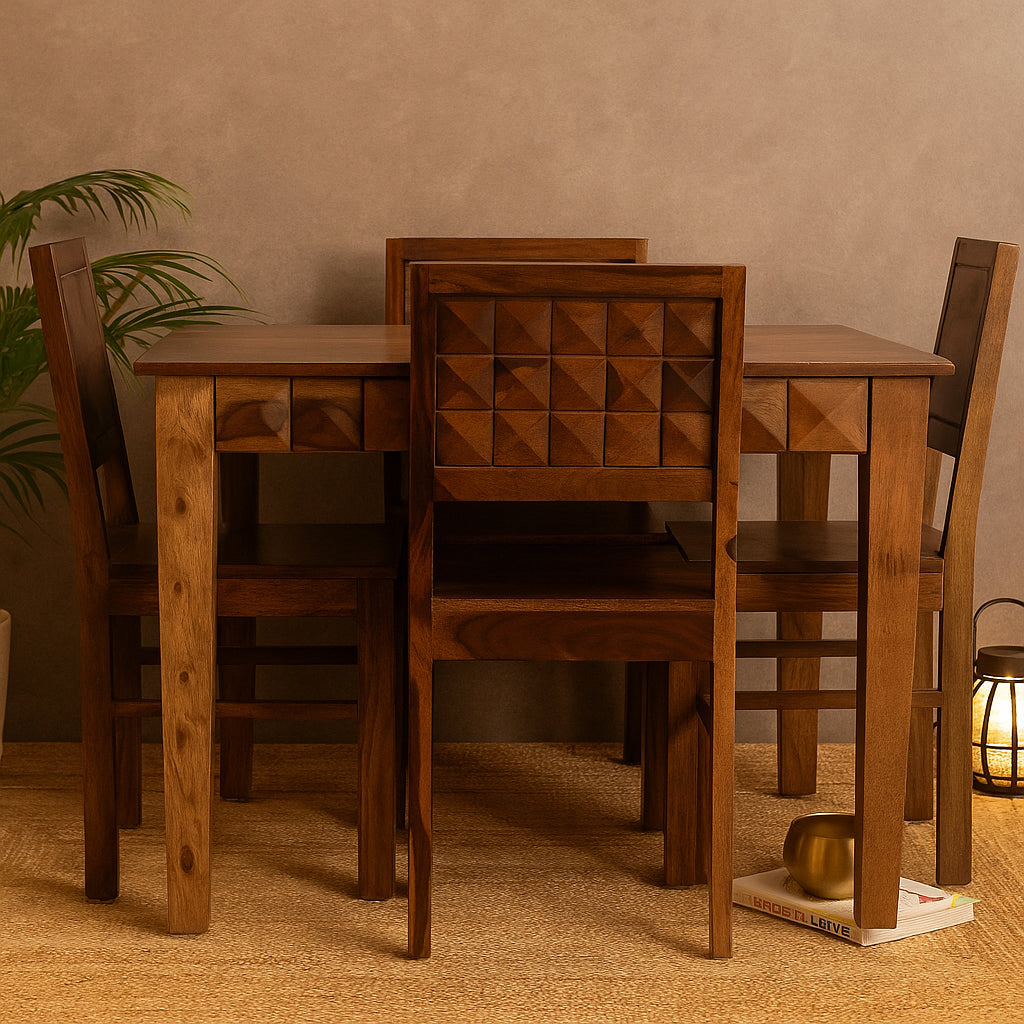 Diamond Dining Table 5ft 1+6