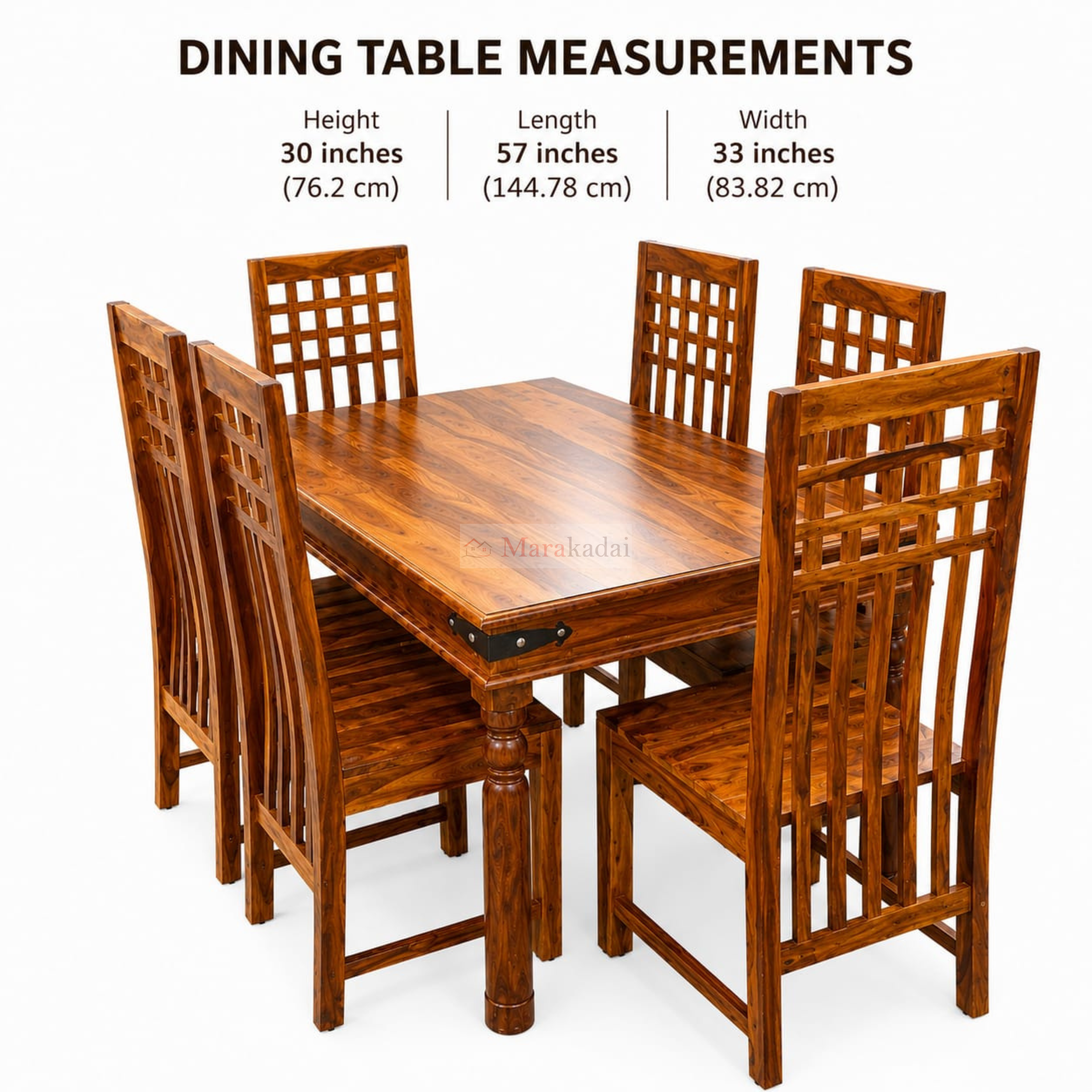 kuber dining table 1+6