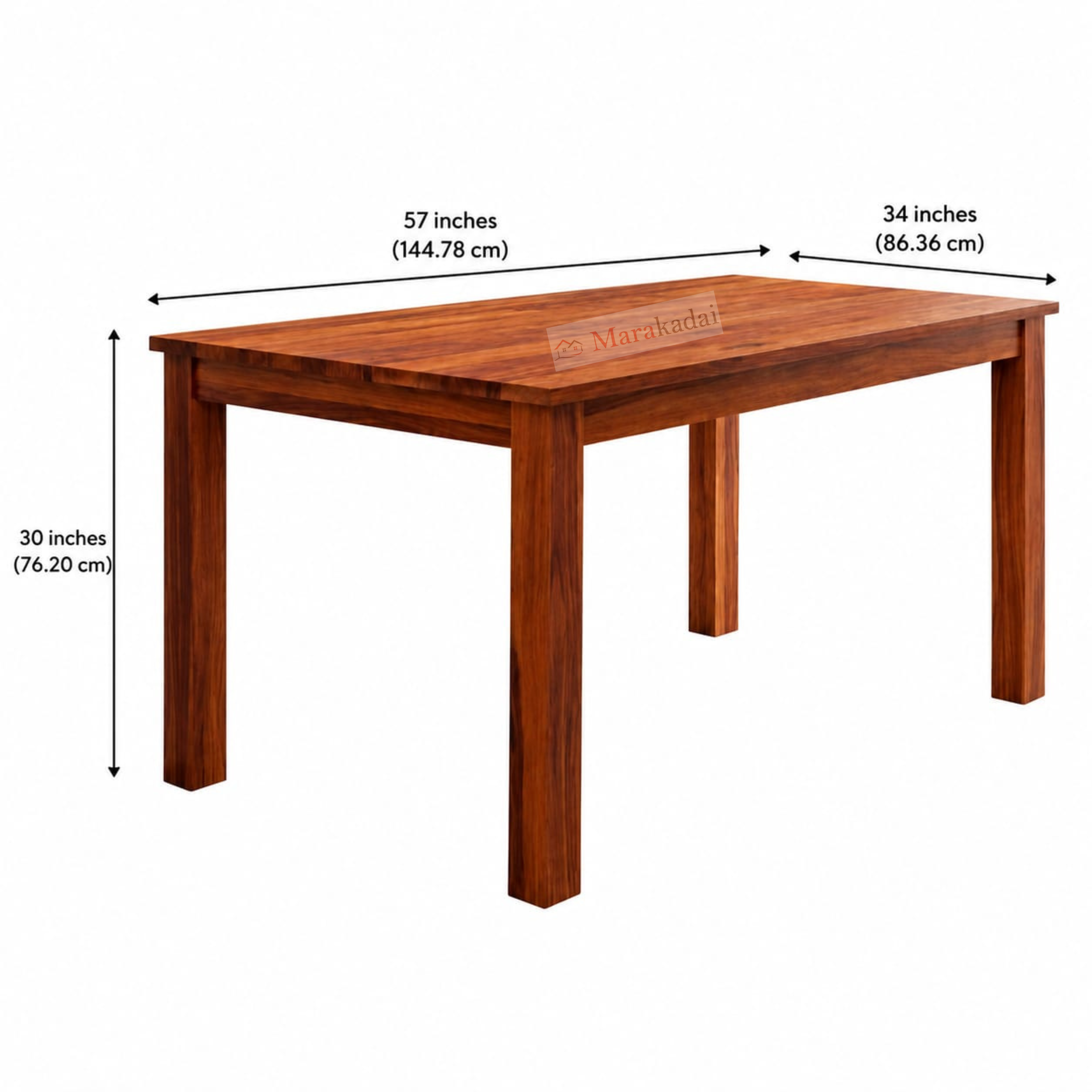 Peter Dining Table 5ft (1+6)