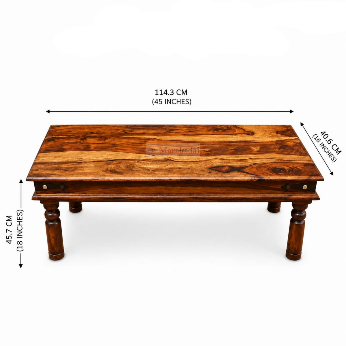 jali 5ft dining table set with bench 1+4+1