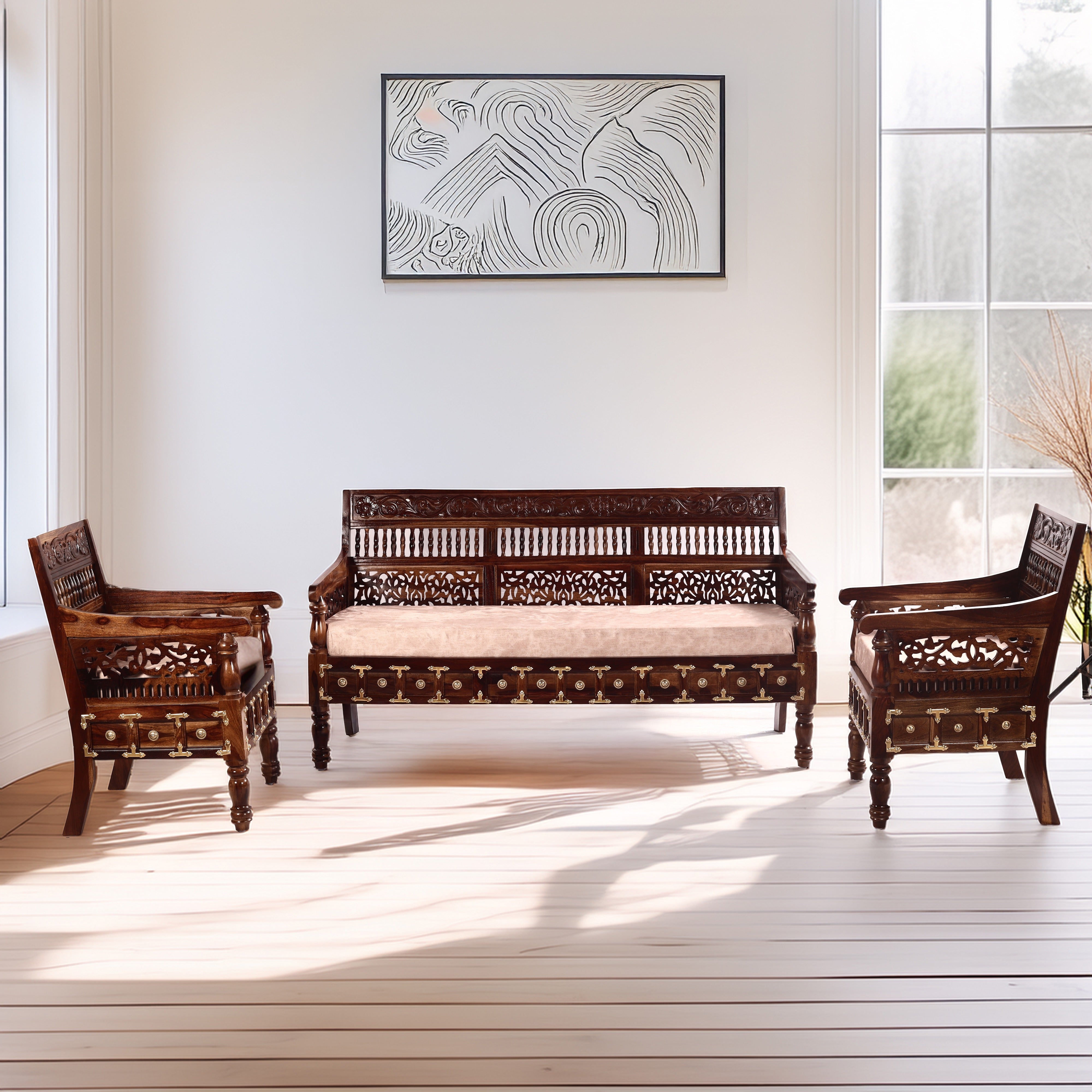 lt Carving Sofa