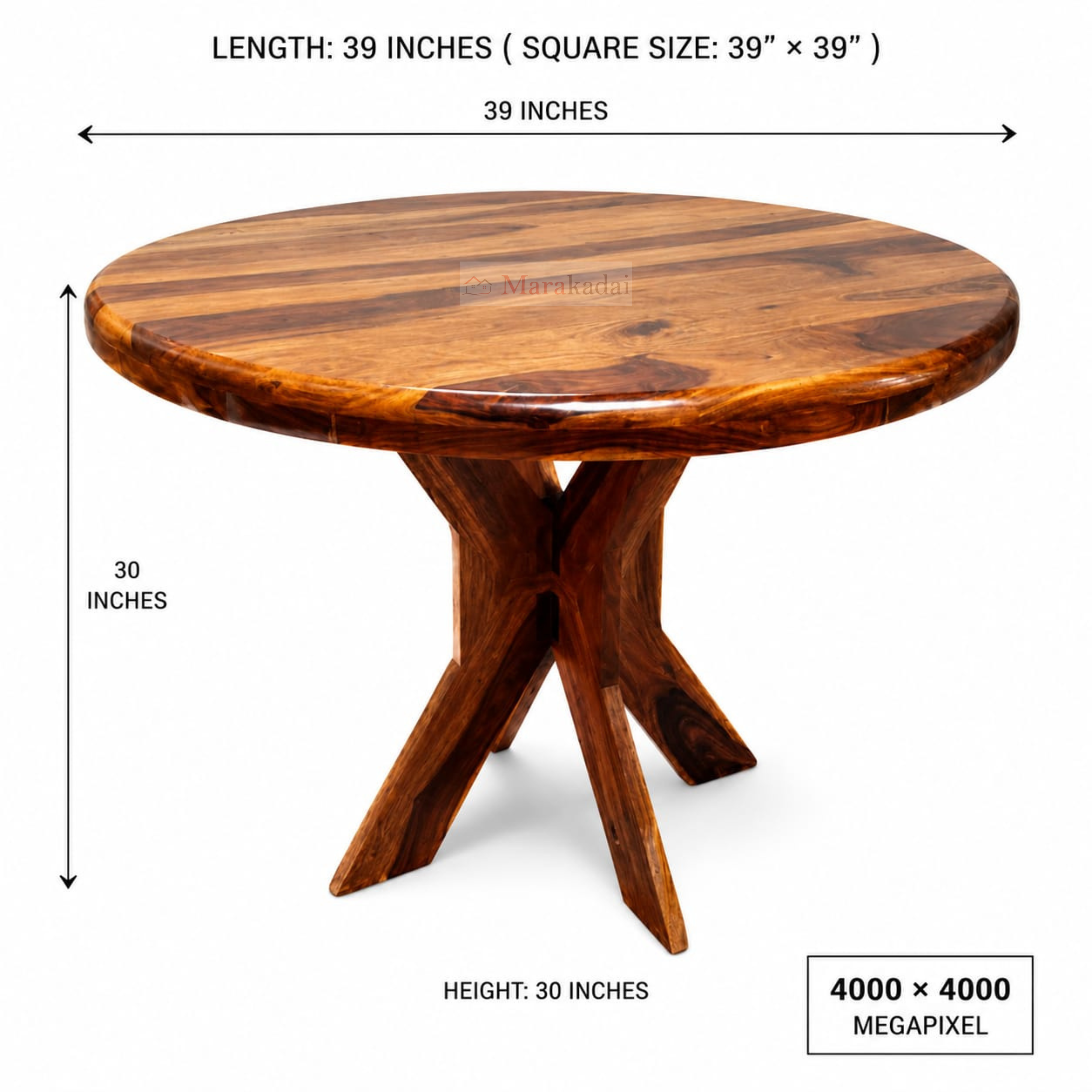 ROUND DINING TABLE WITH JACKSON CHAIR 1+4