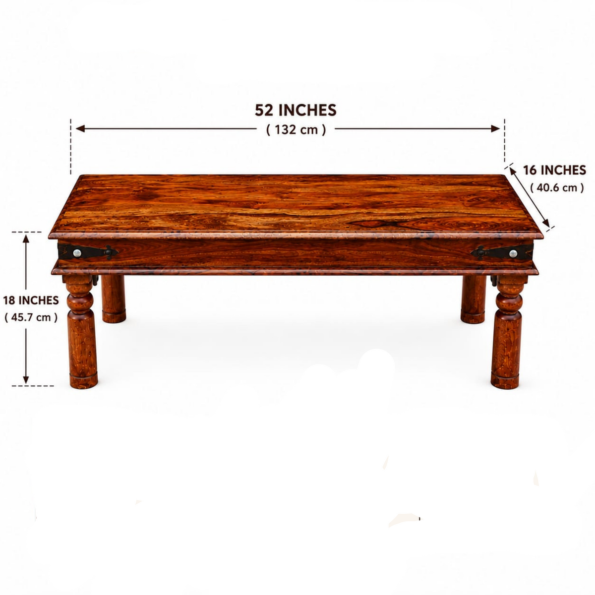 jali 5ft dining table set with bench 1+4+1