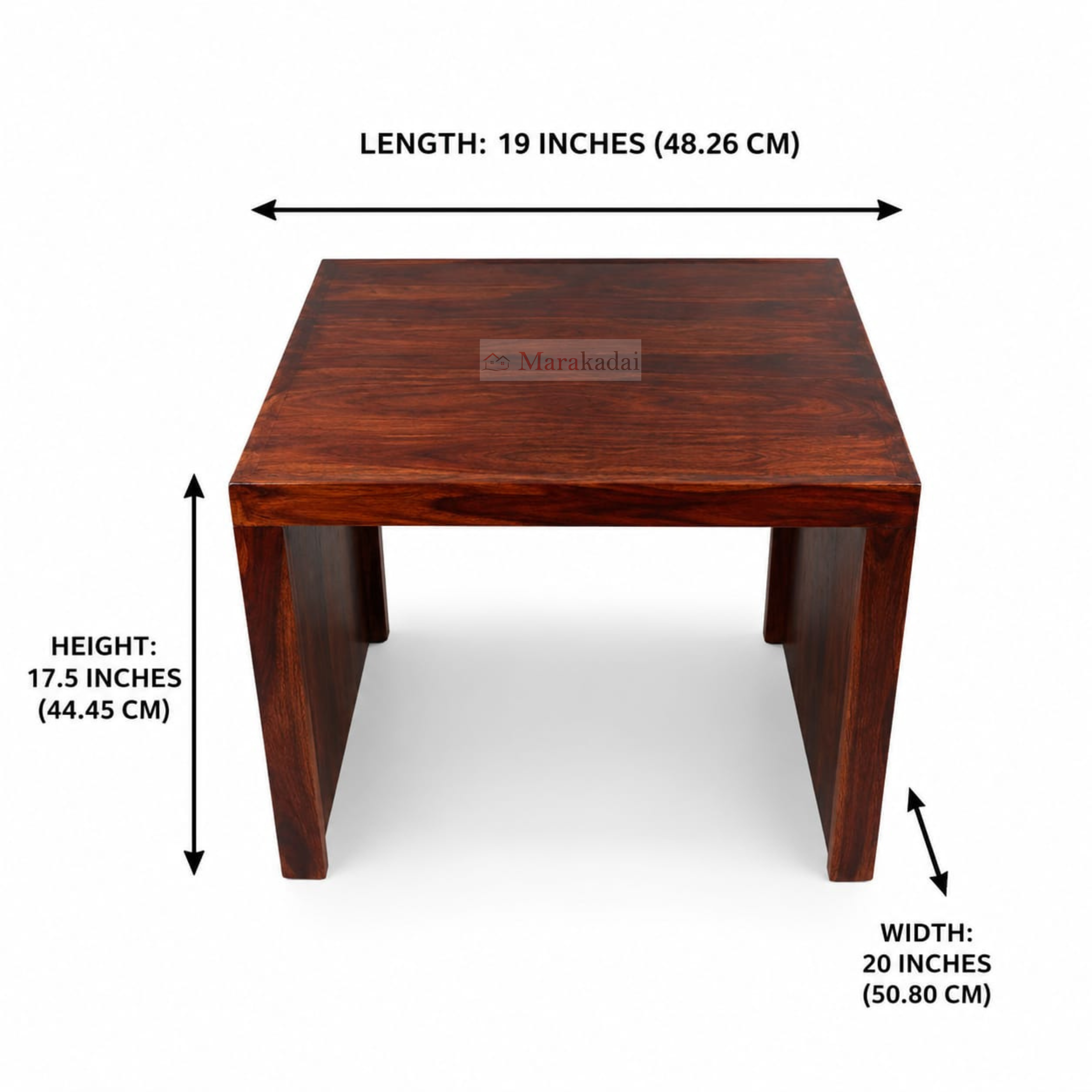 2 chair center table