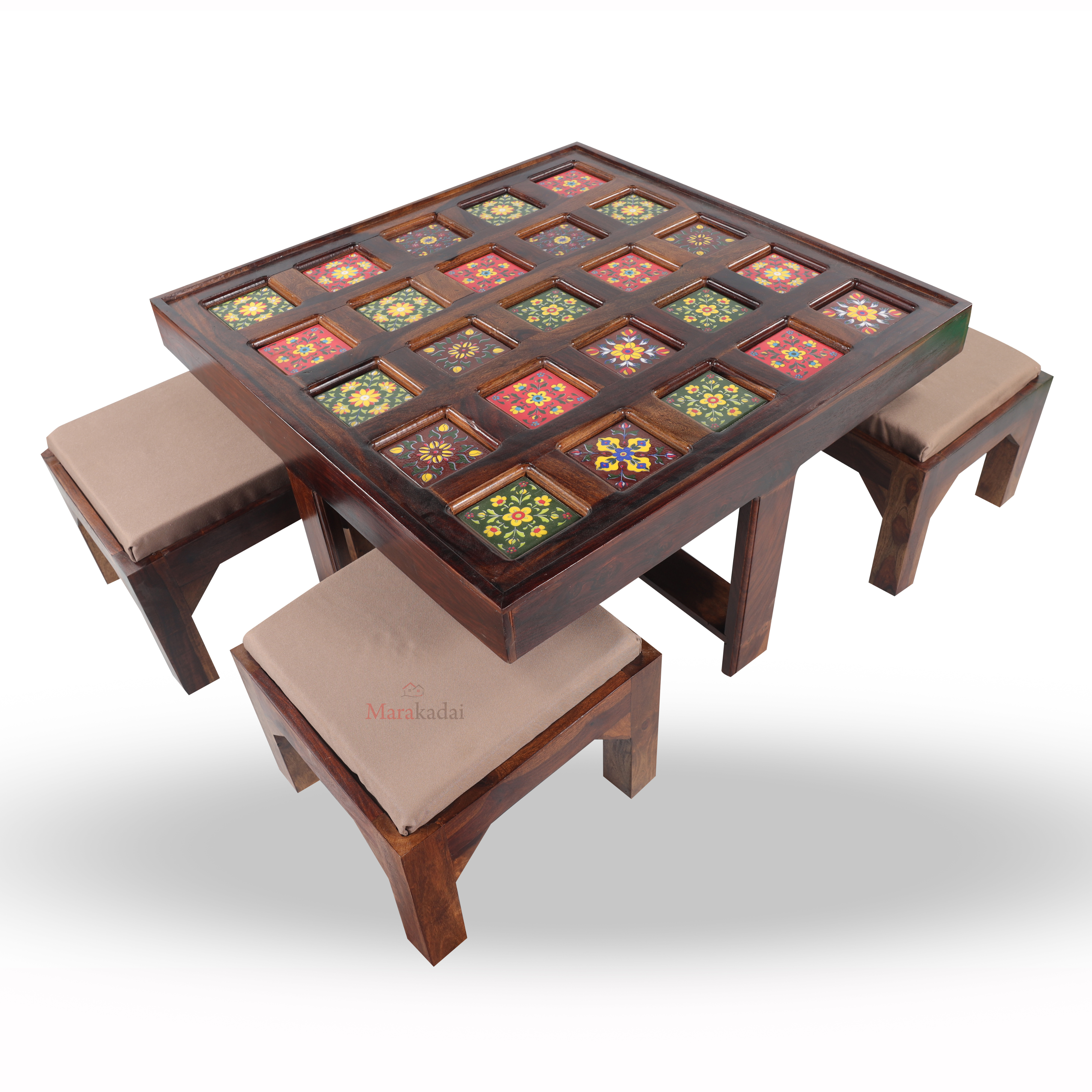 Tile 4 Stool Coffee Table
