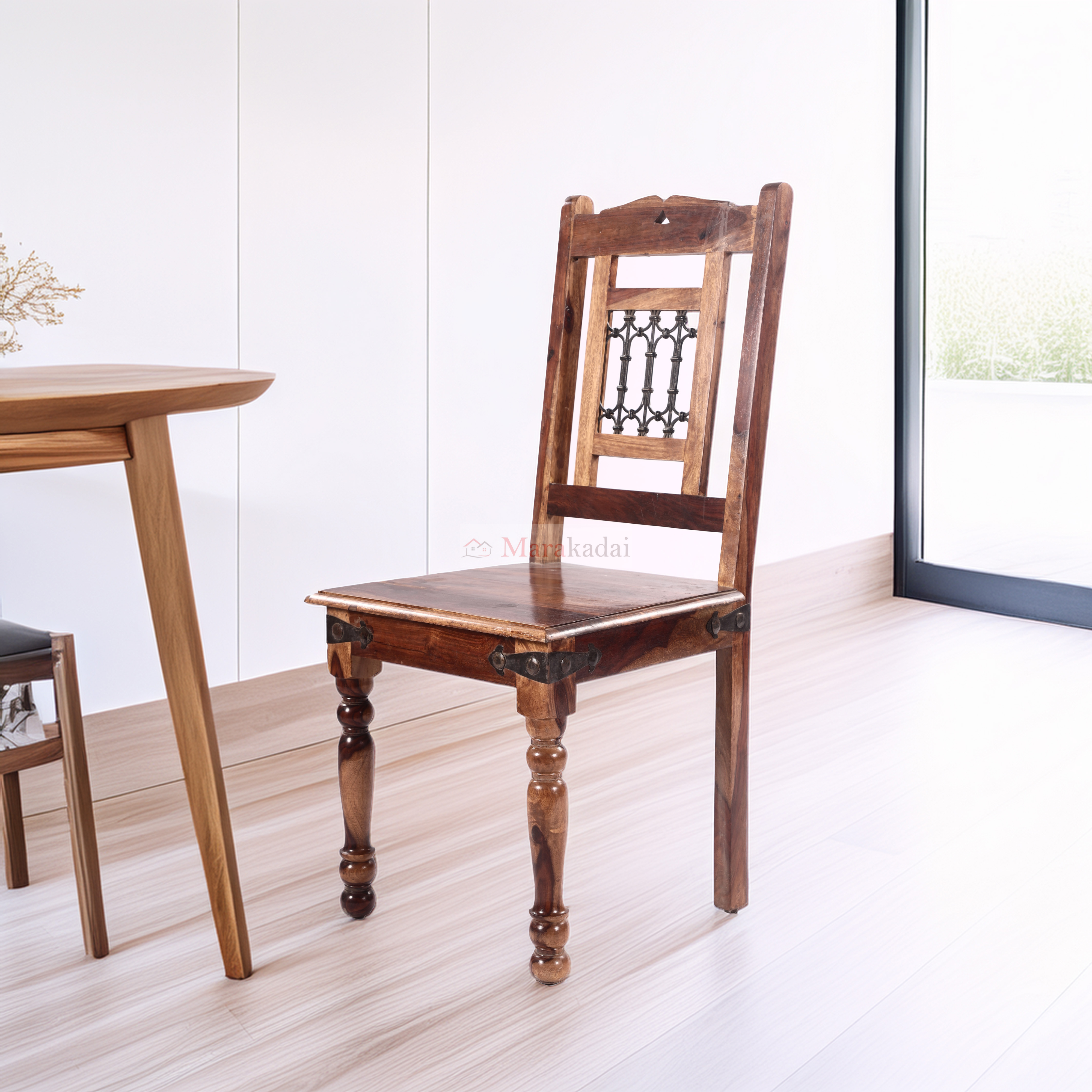 jali dining table 6ft 6 chair