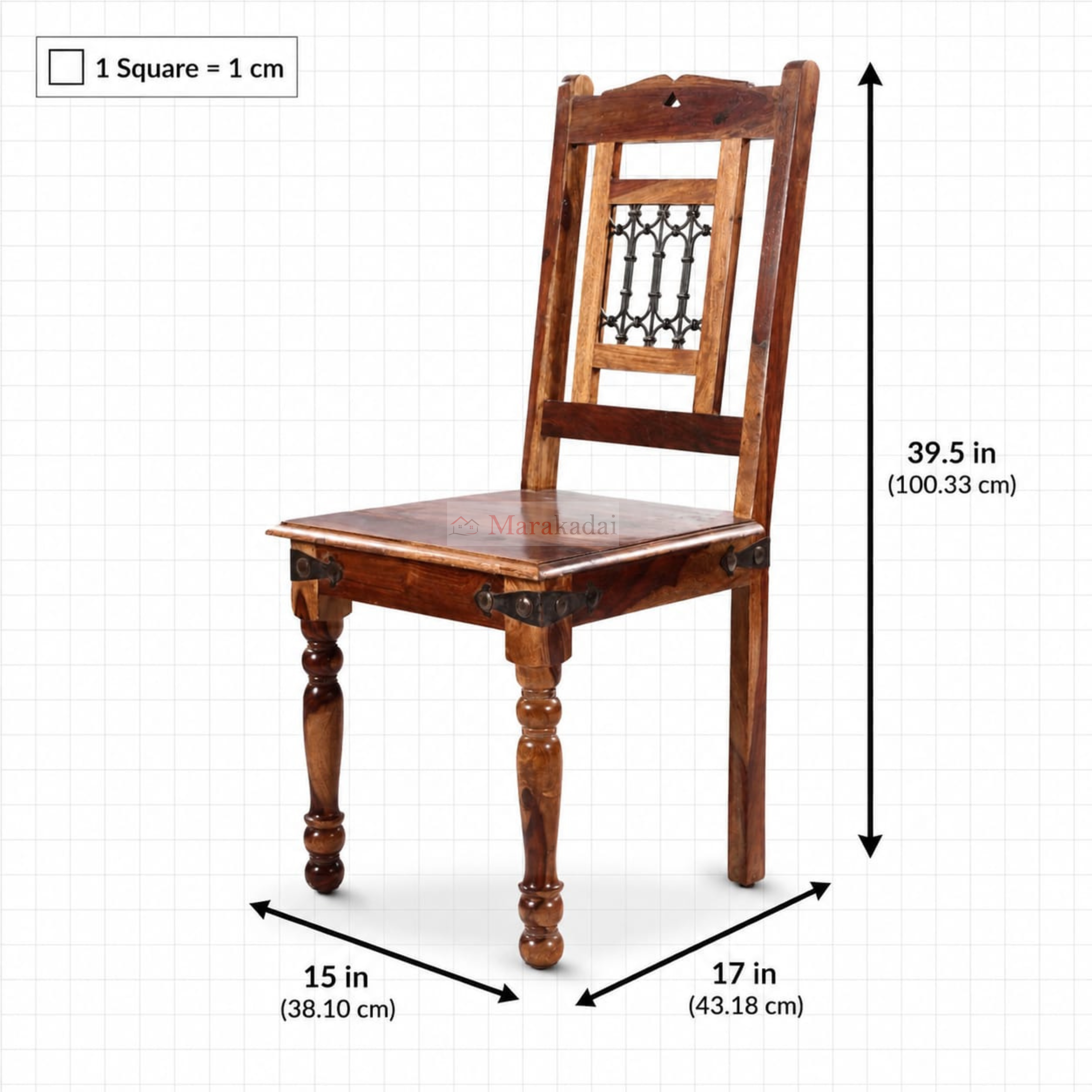 jali dining table 5ft 1+6