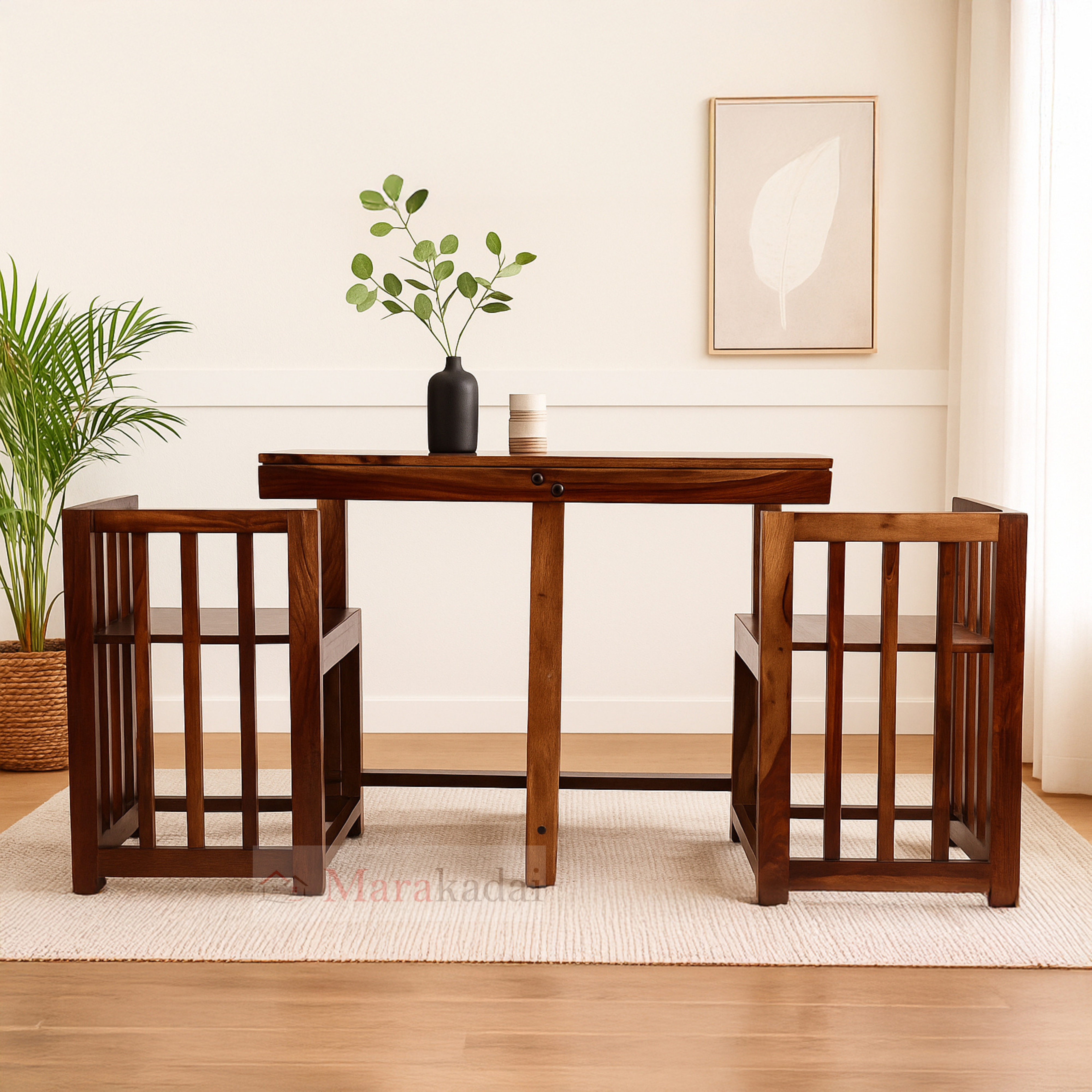 Square Dining Table 1+4