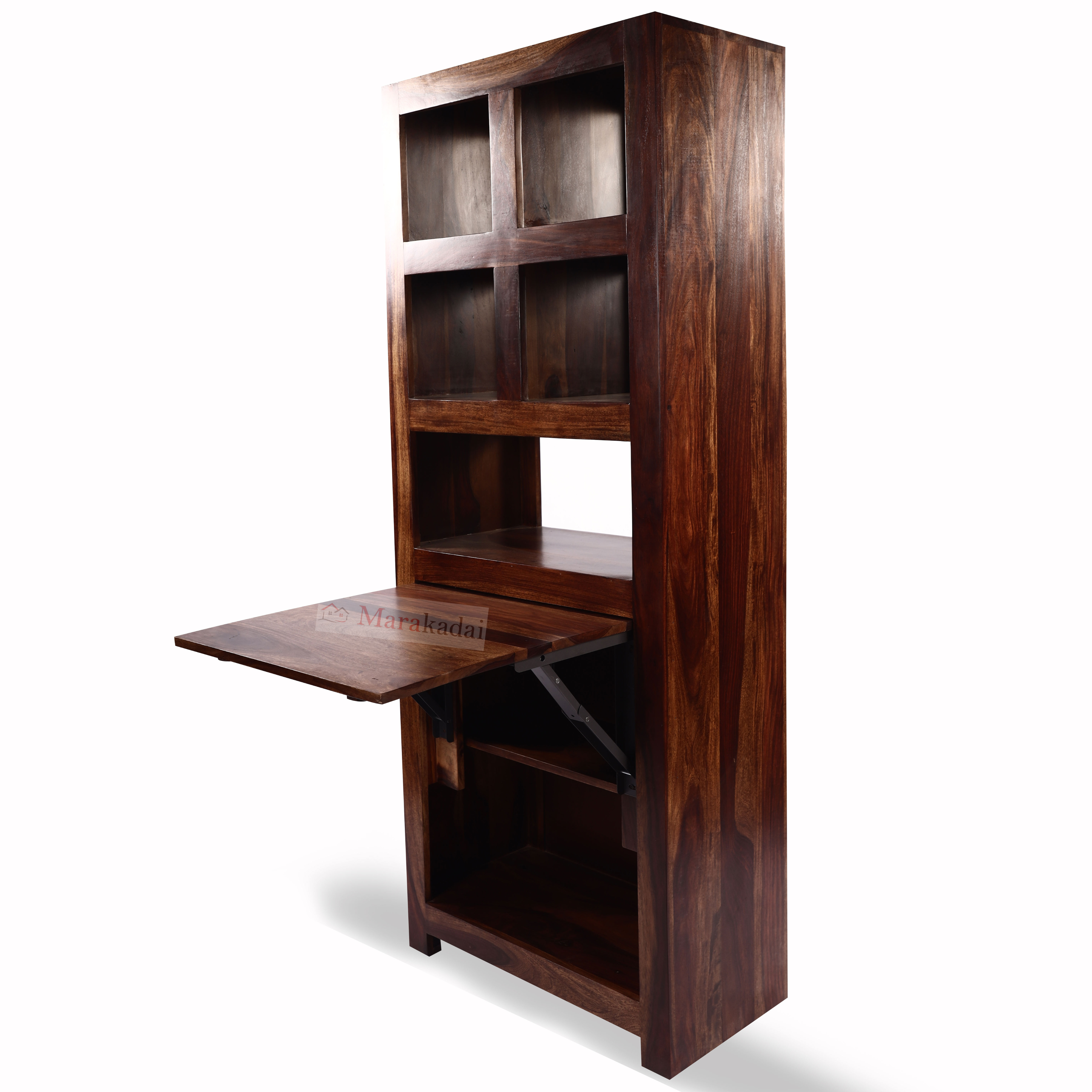 FOLDING COMPUTER TABLE CUM BOOK SHELF (BACK OPEN)