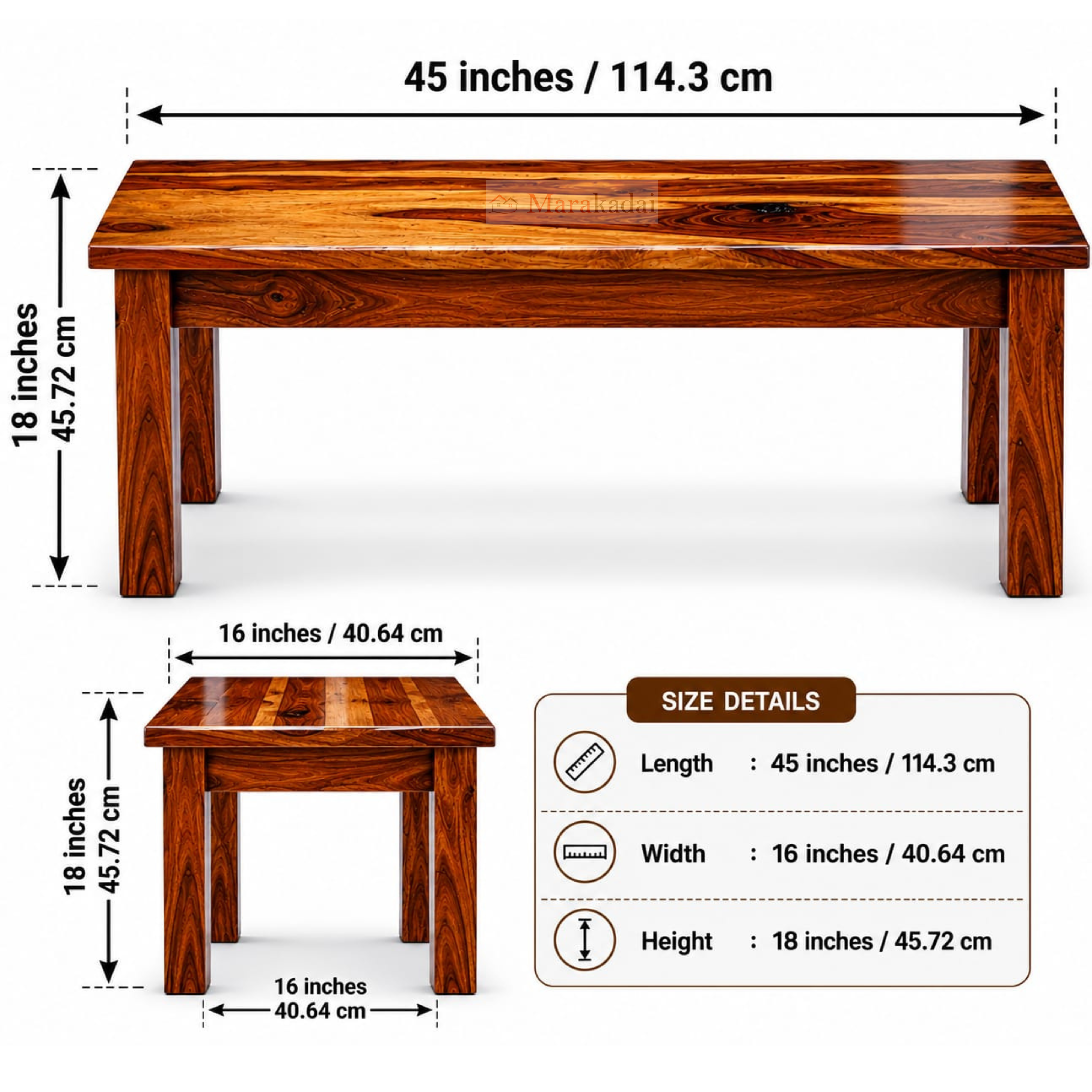 Peter Bench 4ft