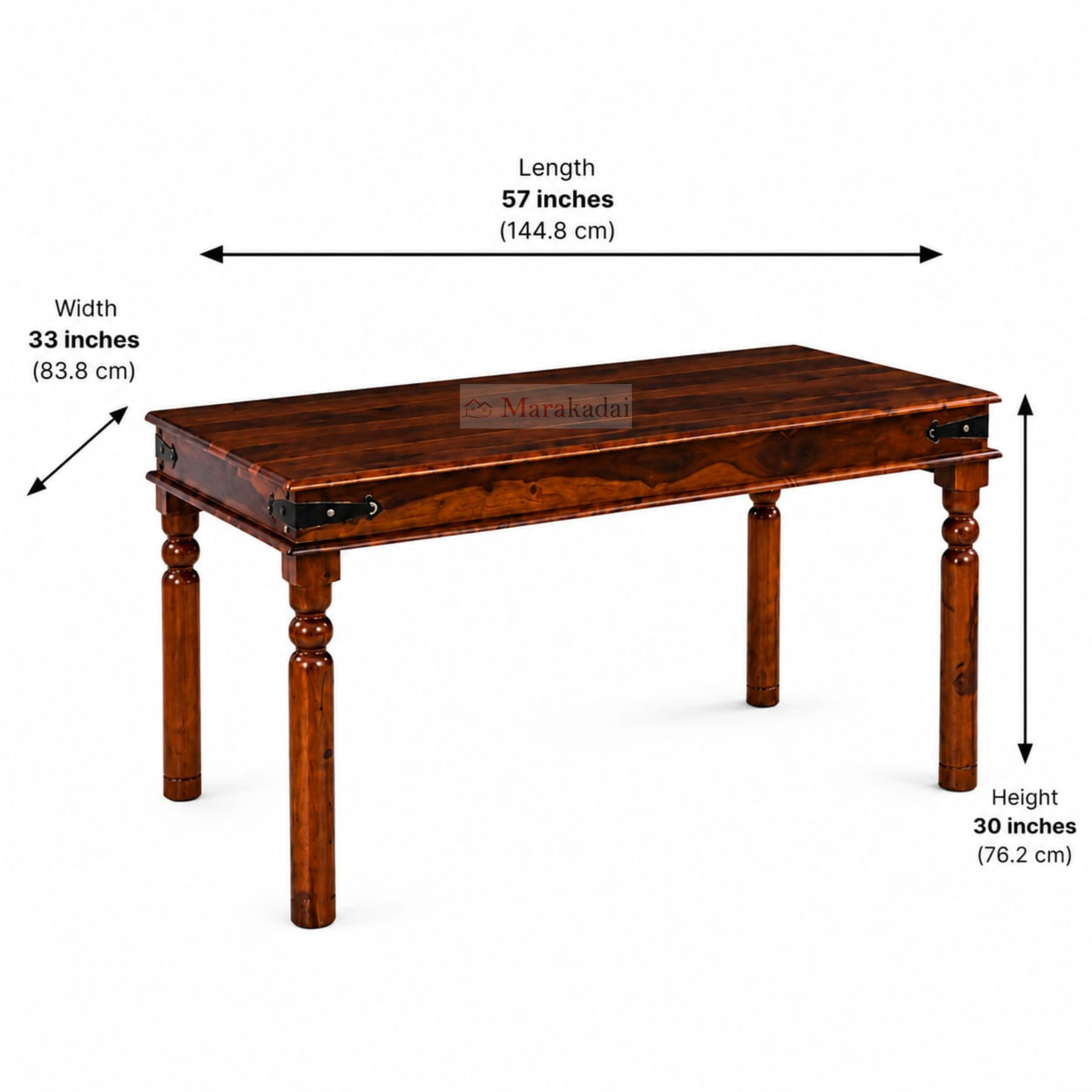 jali dining table 5ft 1+6