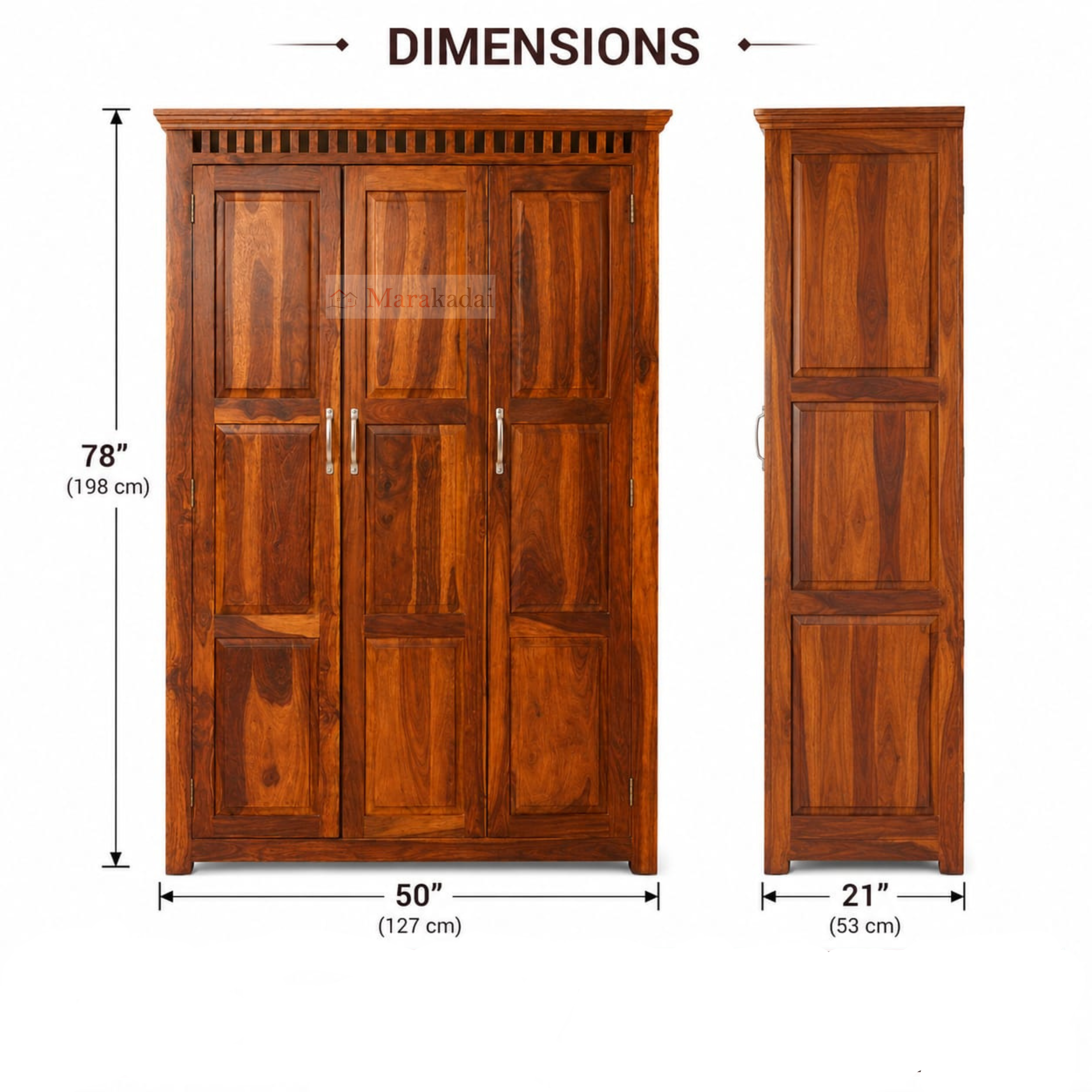 KUBER 3 DOOR WARDROPE