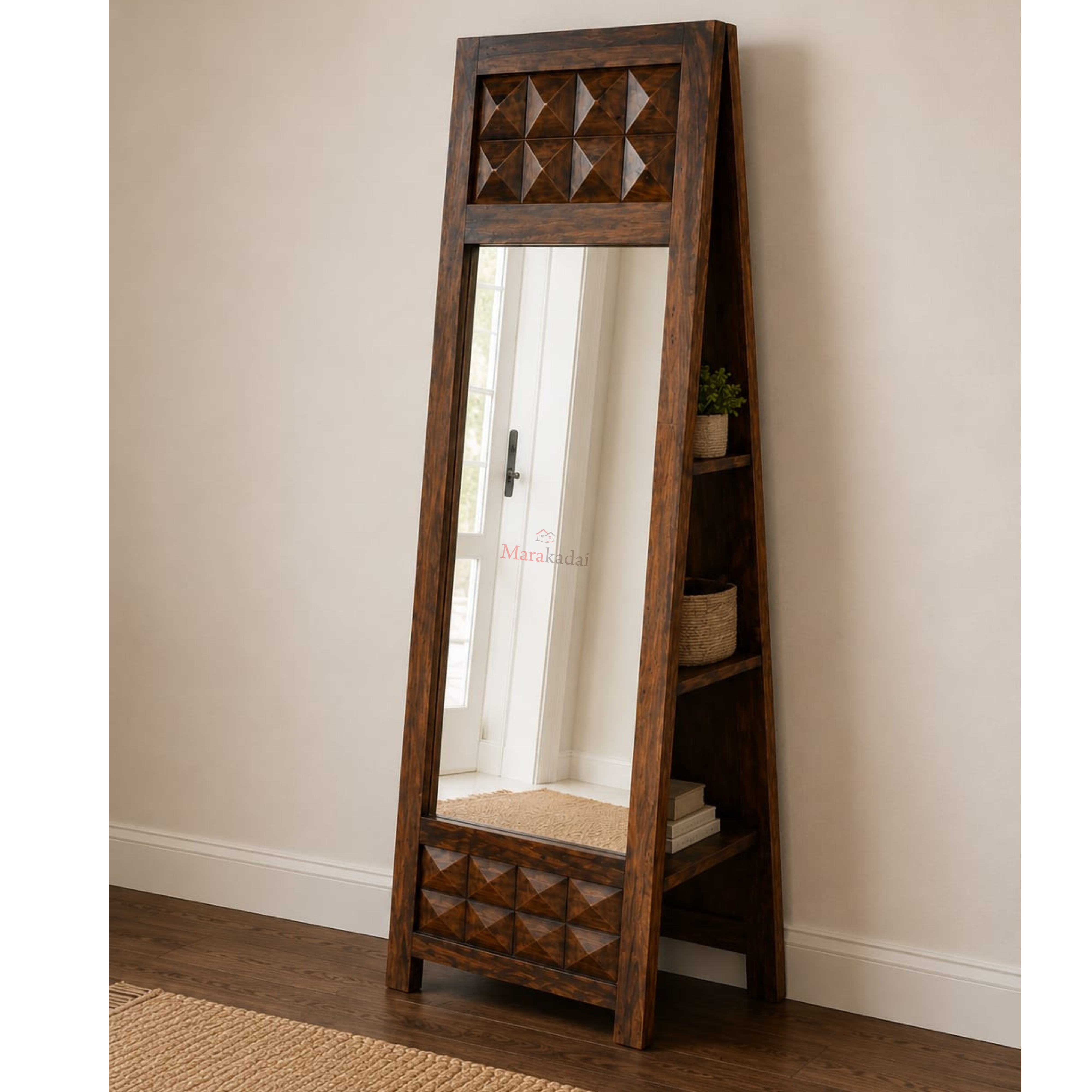 diamond folding dressing table