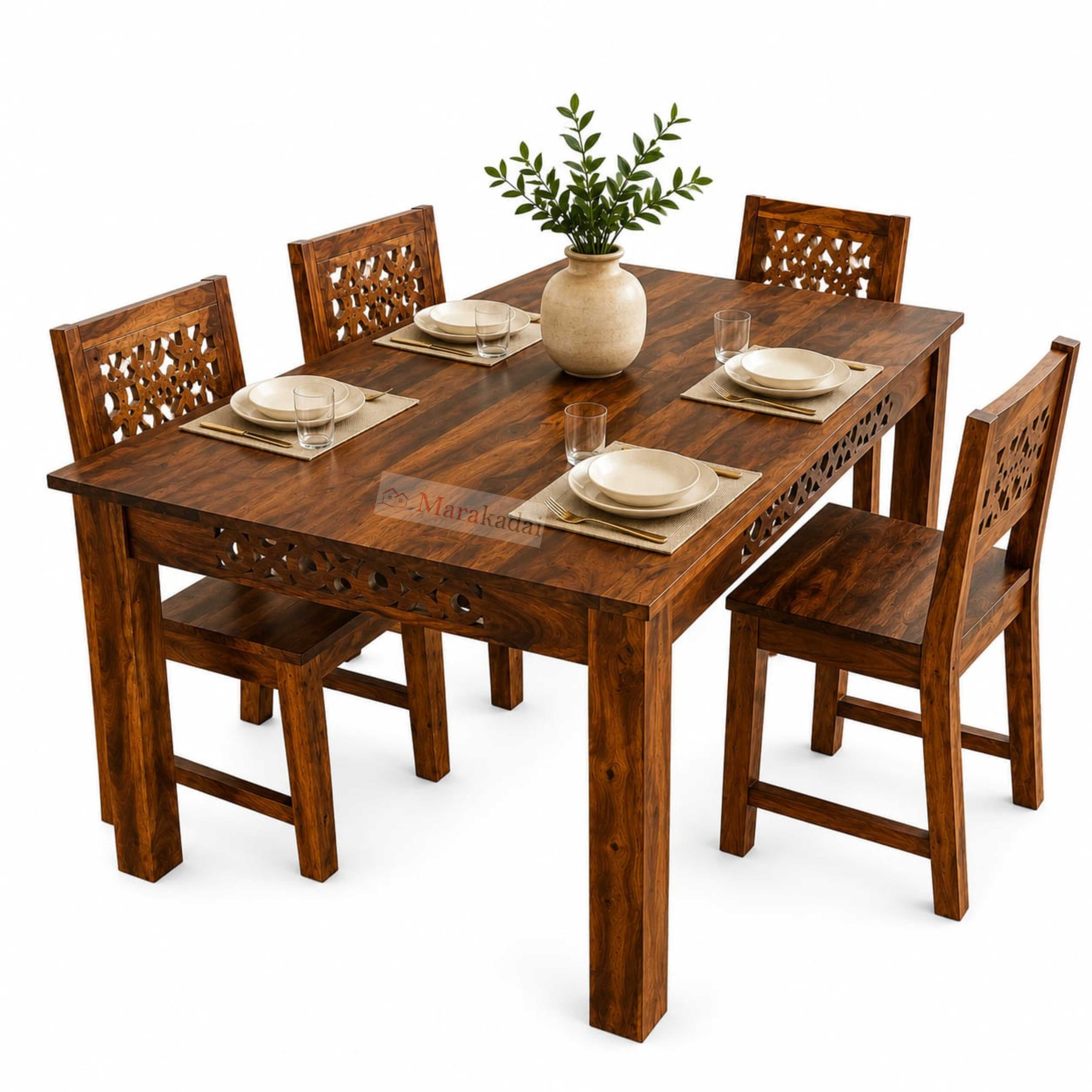 cnc dining table 4ft 1+4
