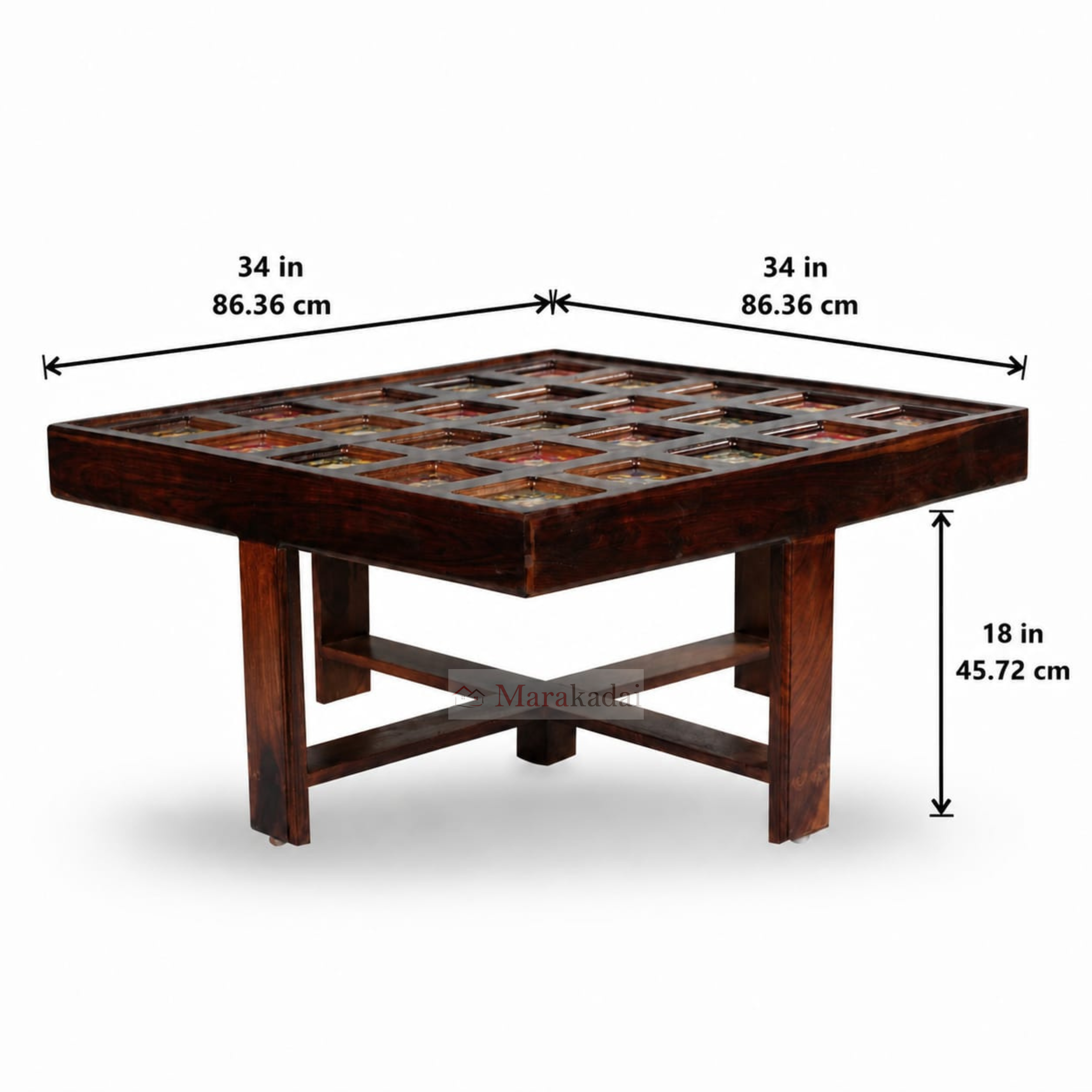 Tile 4 Stool Coffee Table