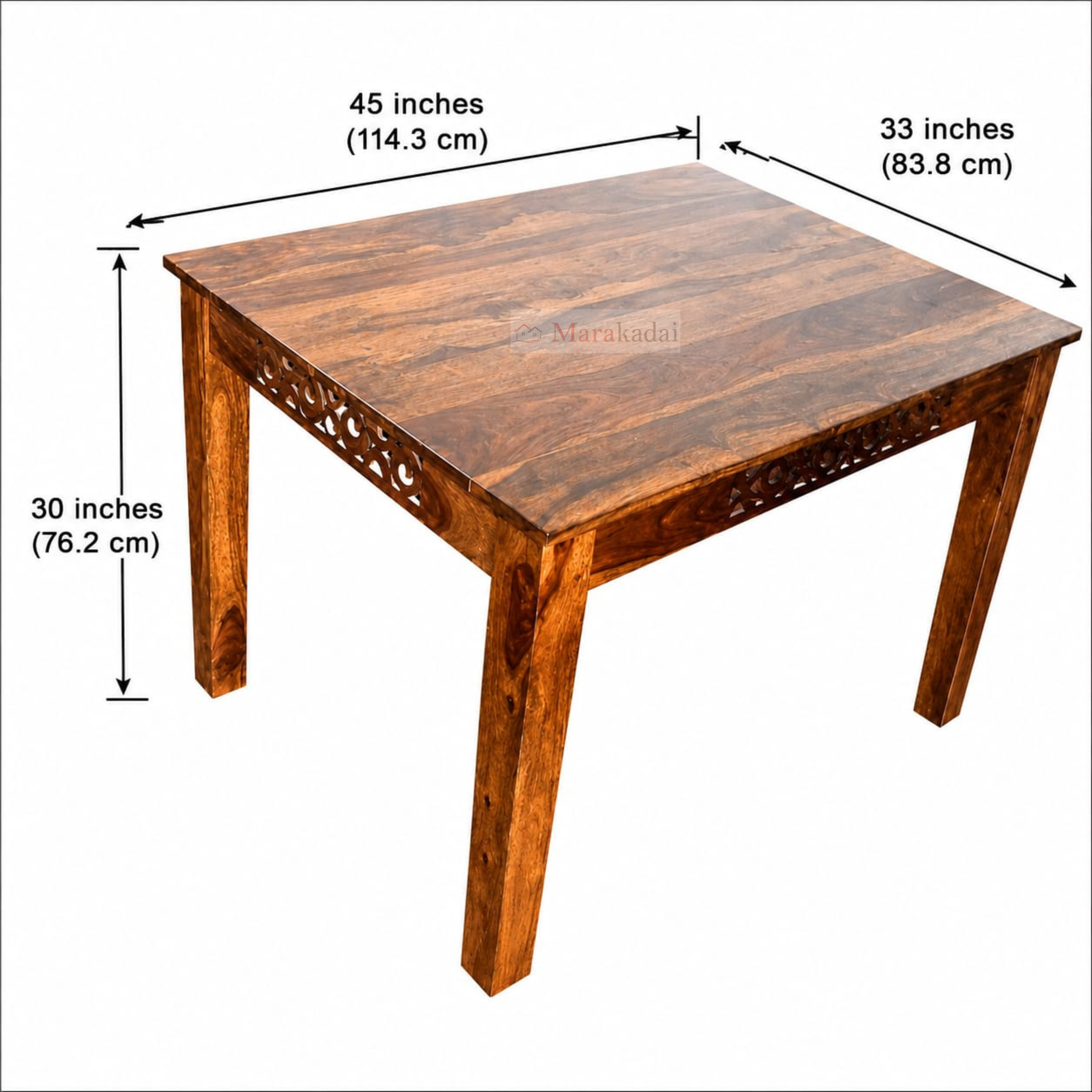 cnc dining table 4ft 1+4