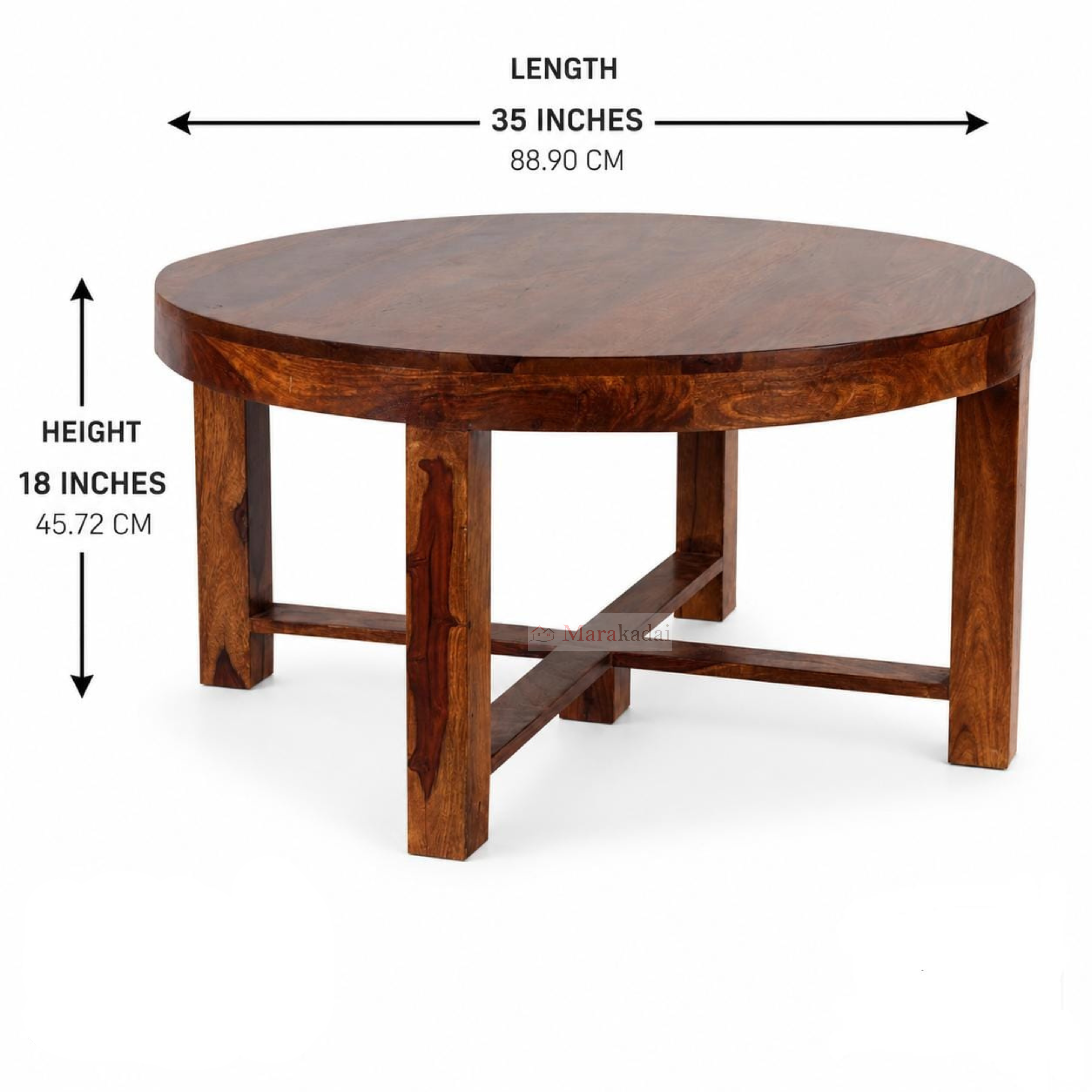 Round Coffee Table 4 Stool