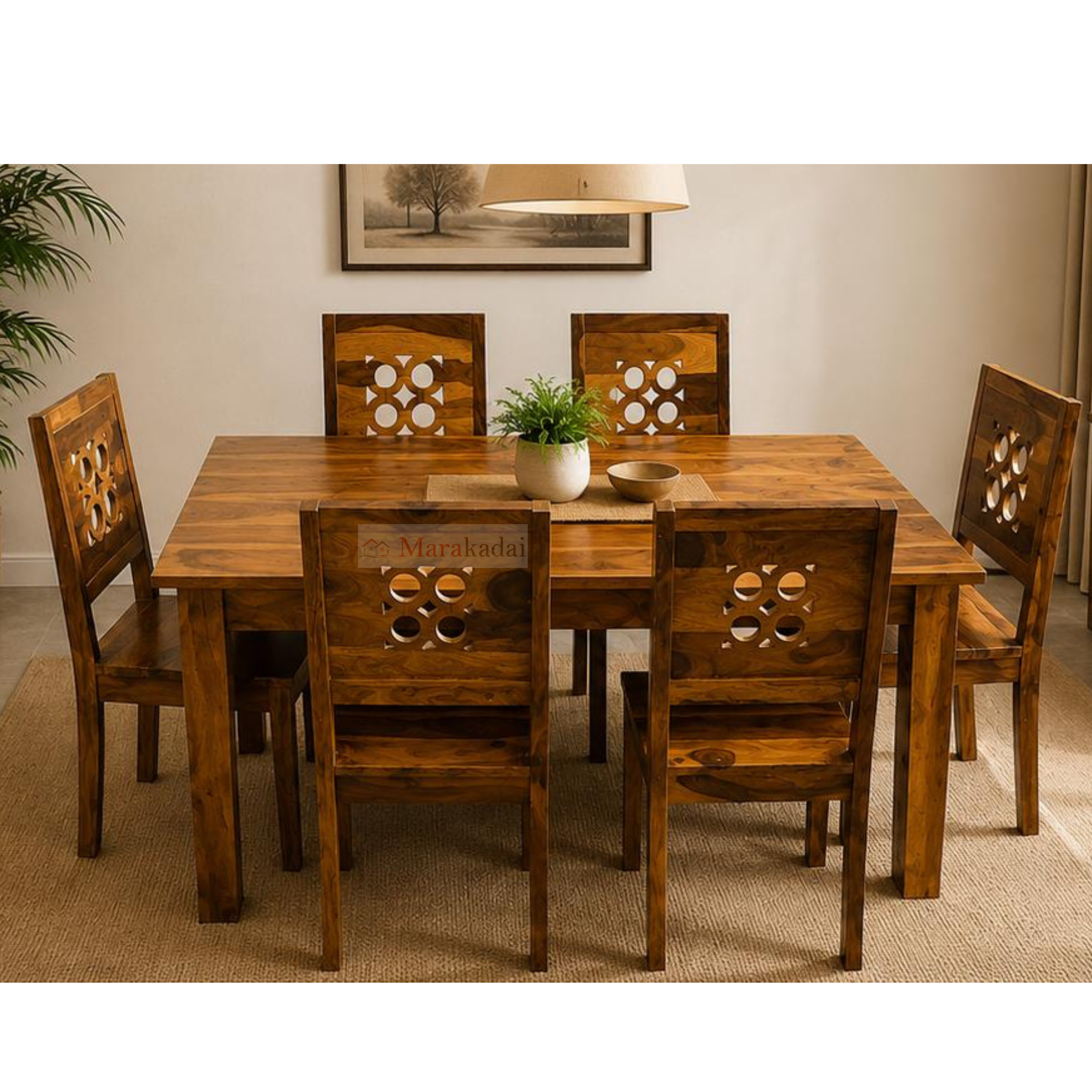 audi dining table 5ft 1+6