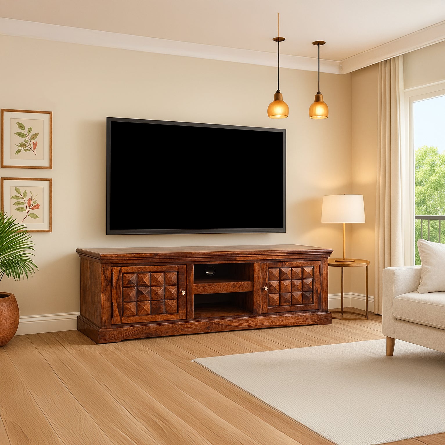 Diamond Tv Stand