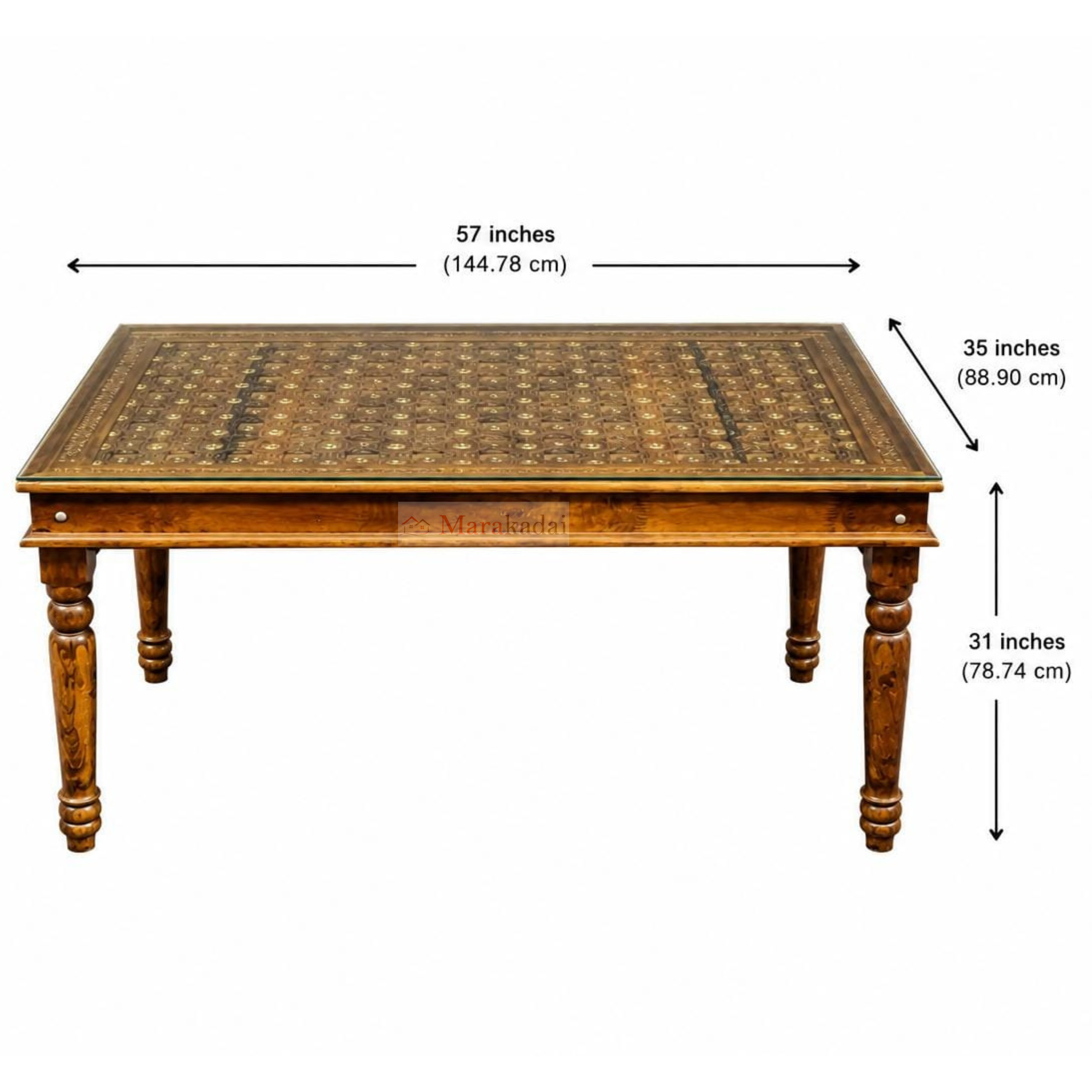 bakra dining table 5ft 1+6