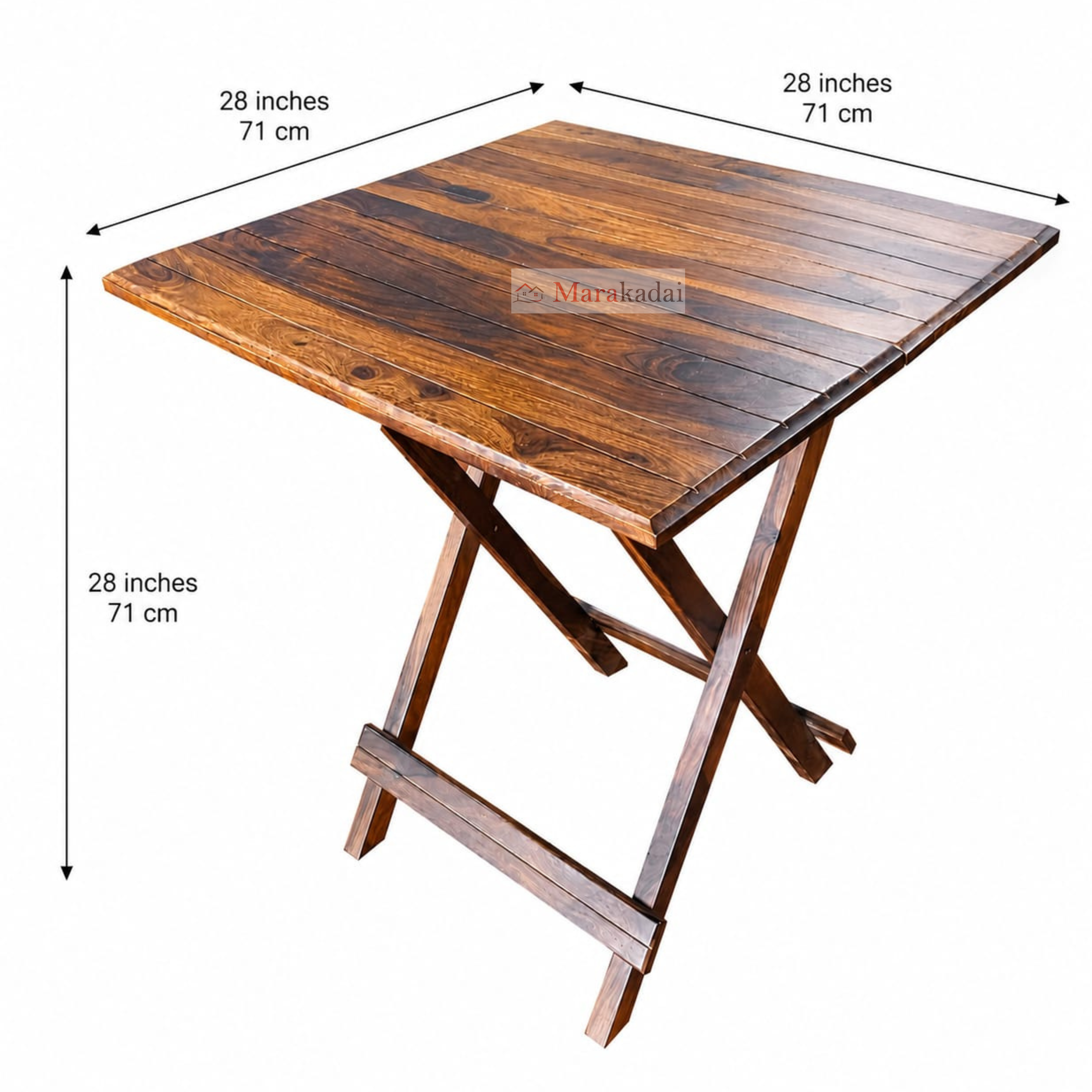 GARDEN FOLDING TABLE WITH 2 CHAIR