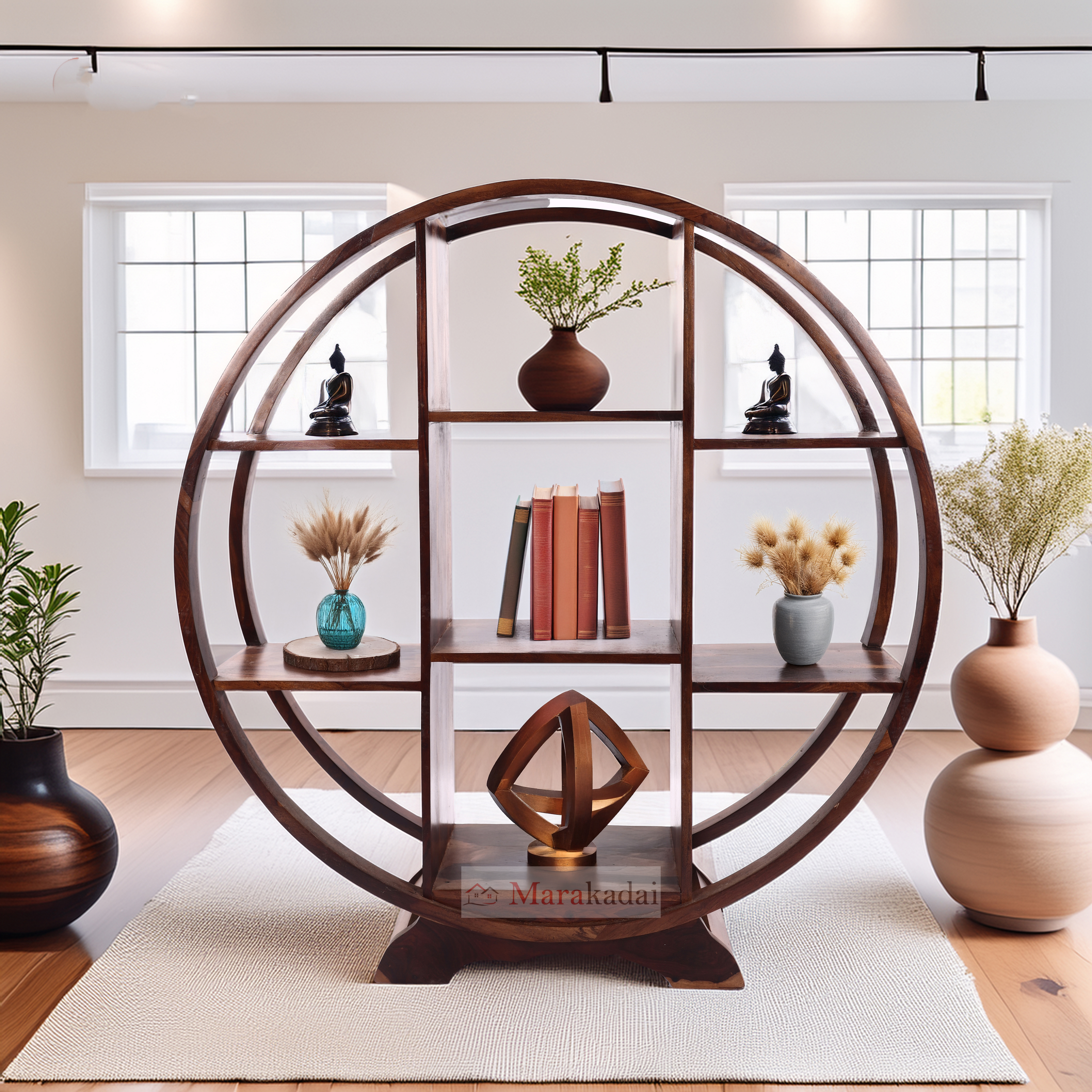 Round Book Shelf