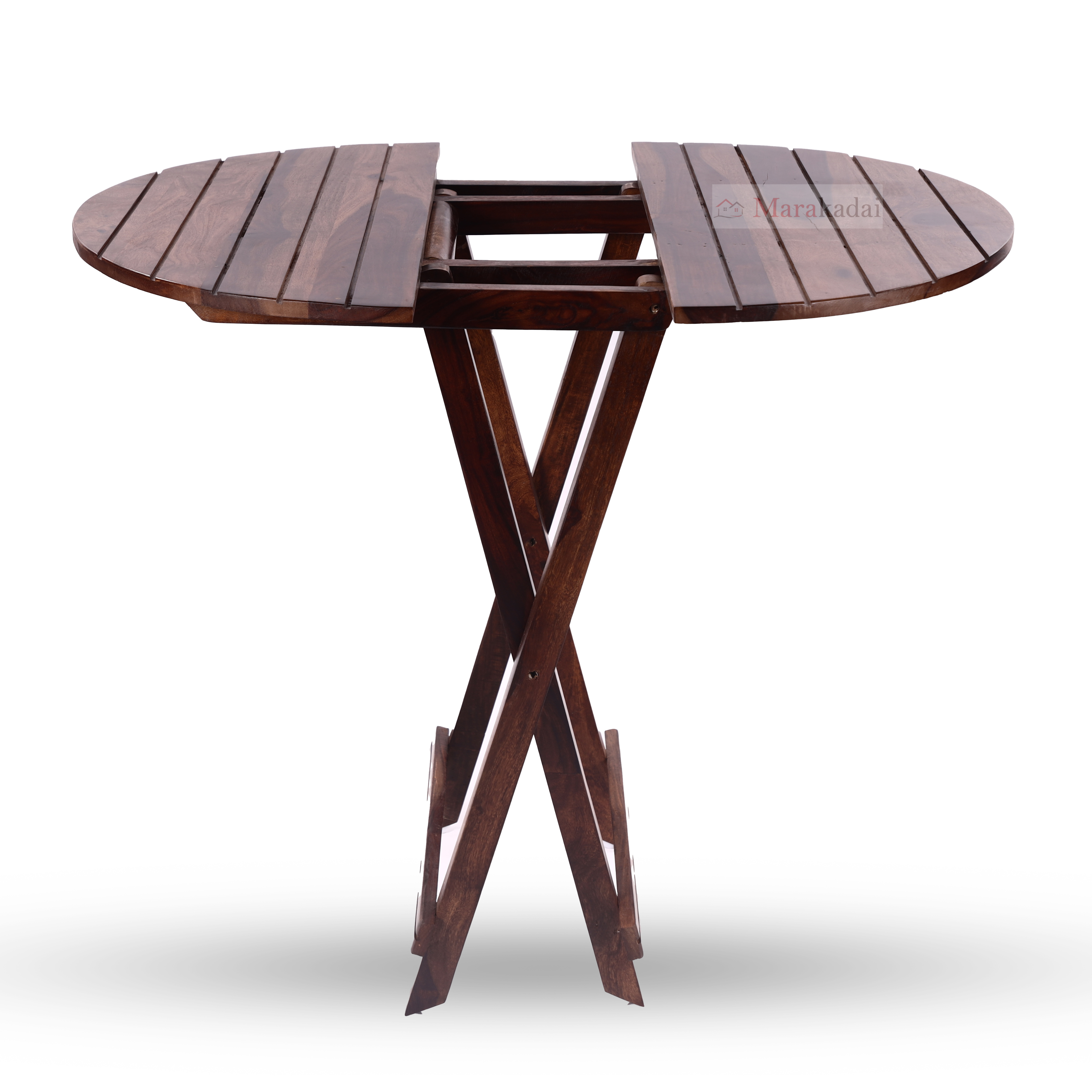 folding round table