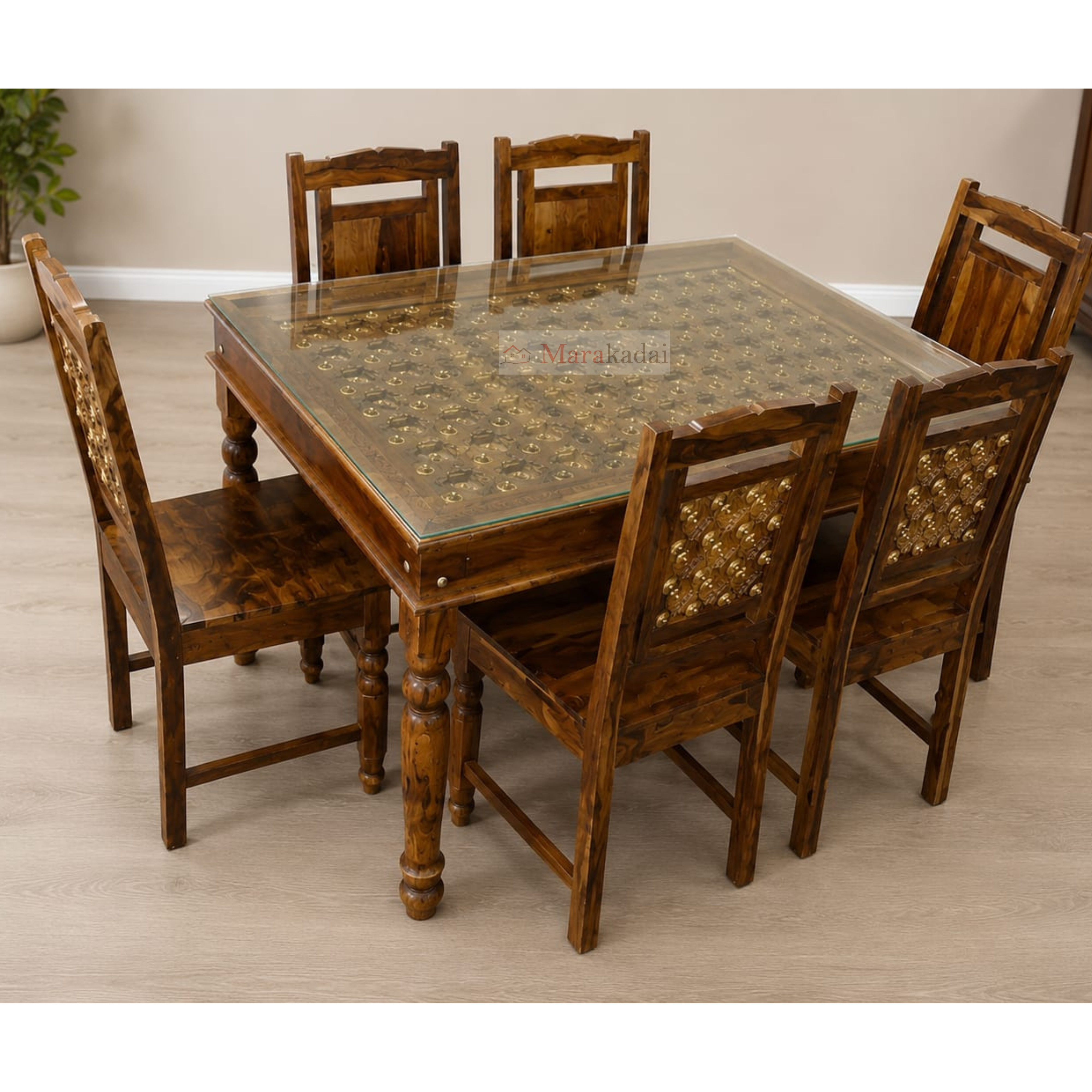 bakra dining table 5ft 1+6