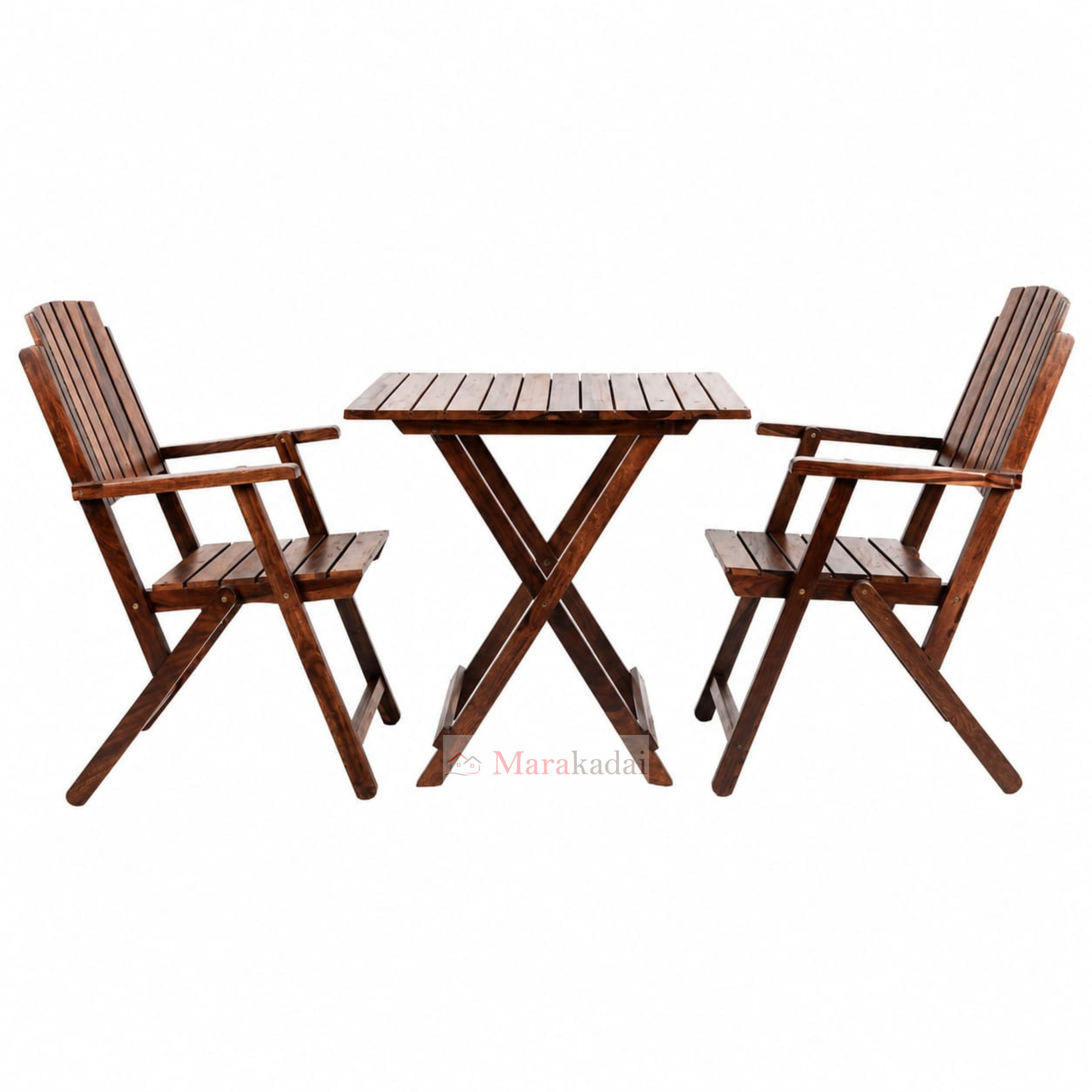 GARDEN FOLDING TABLE WITH 2 CHAIR