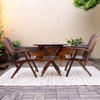 GARDEN FOLDING TABLE WITH 2 CHAIR