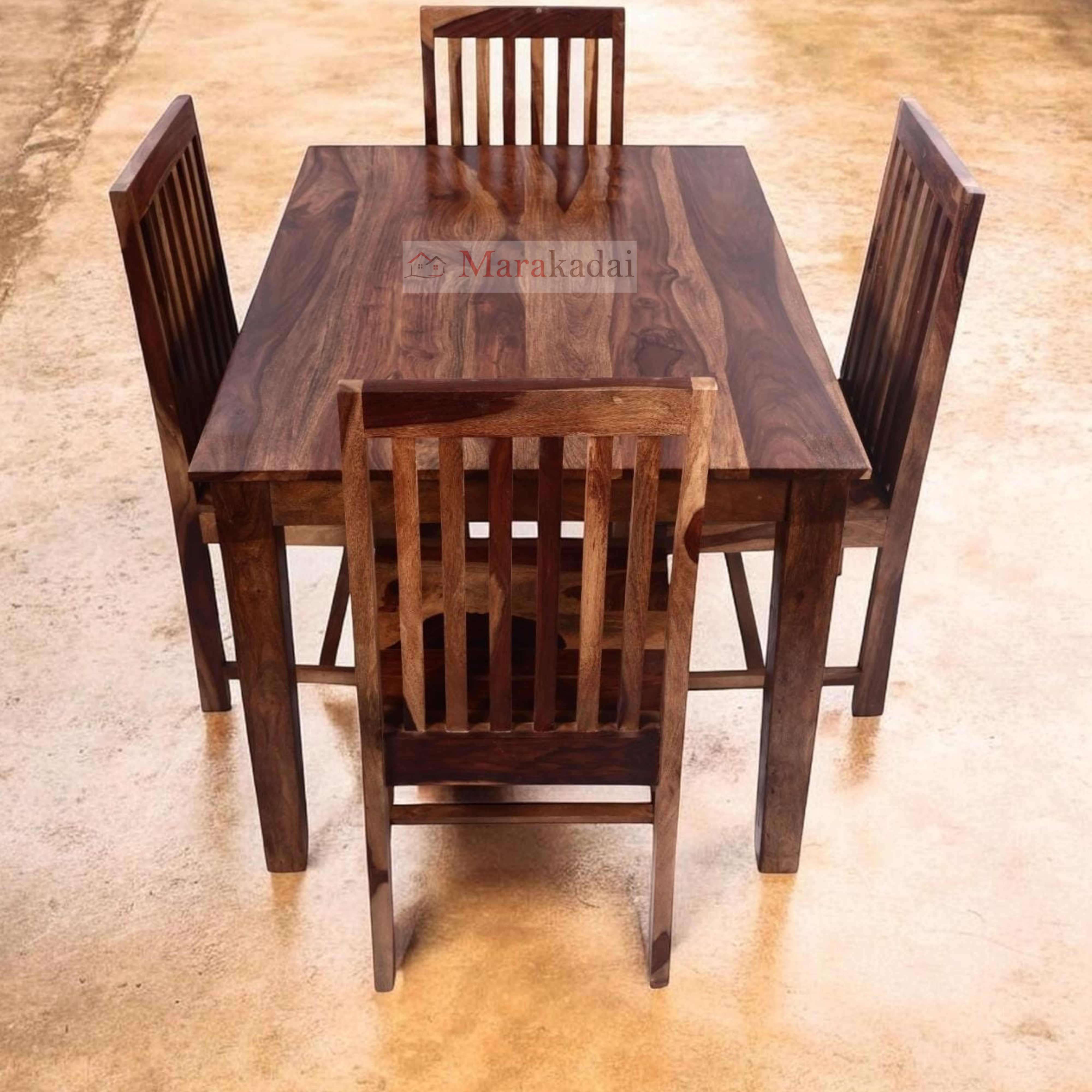 peter dining table set 5ft 4 chair