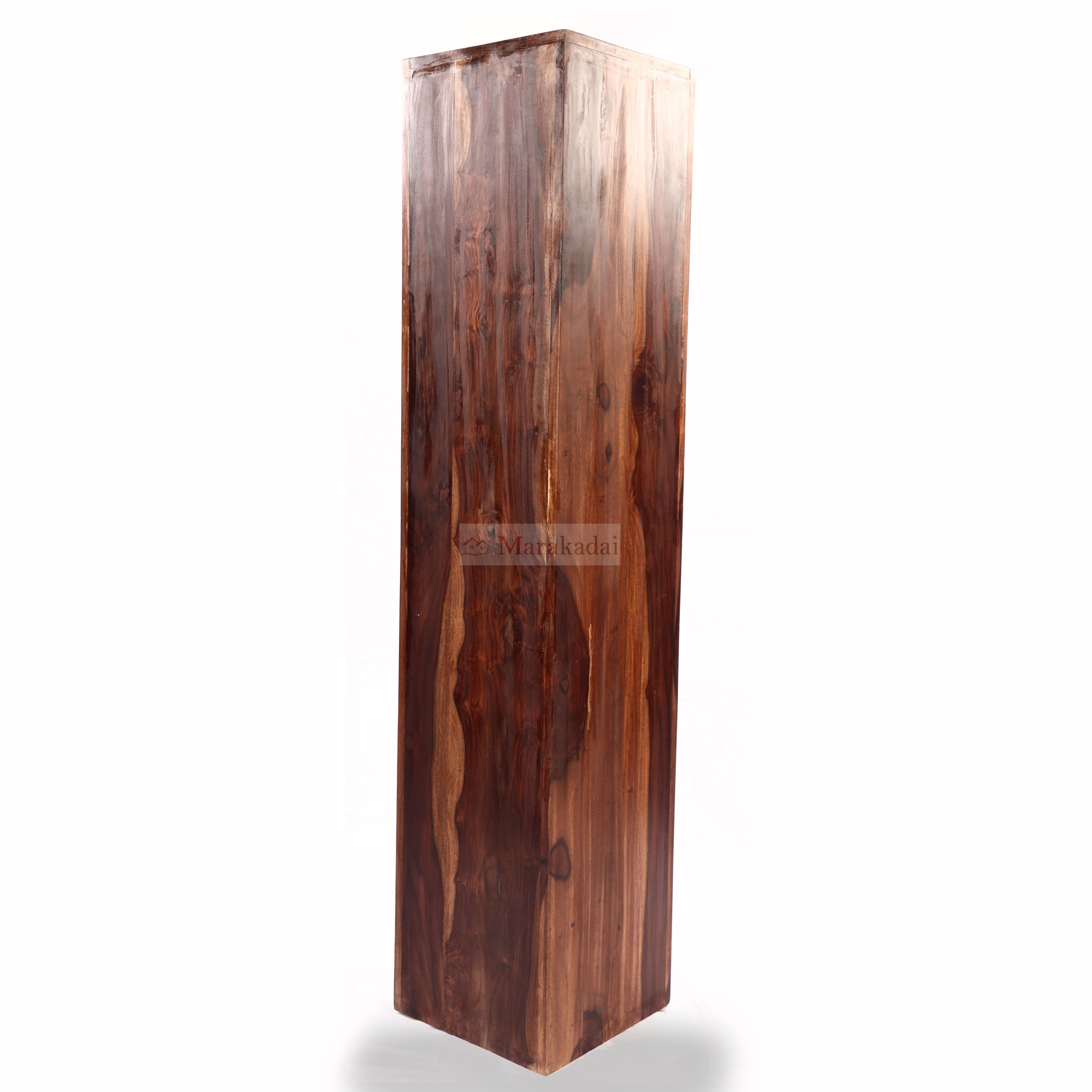 closed corner book shelf
