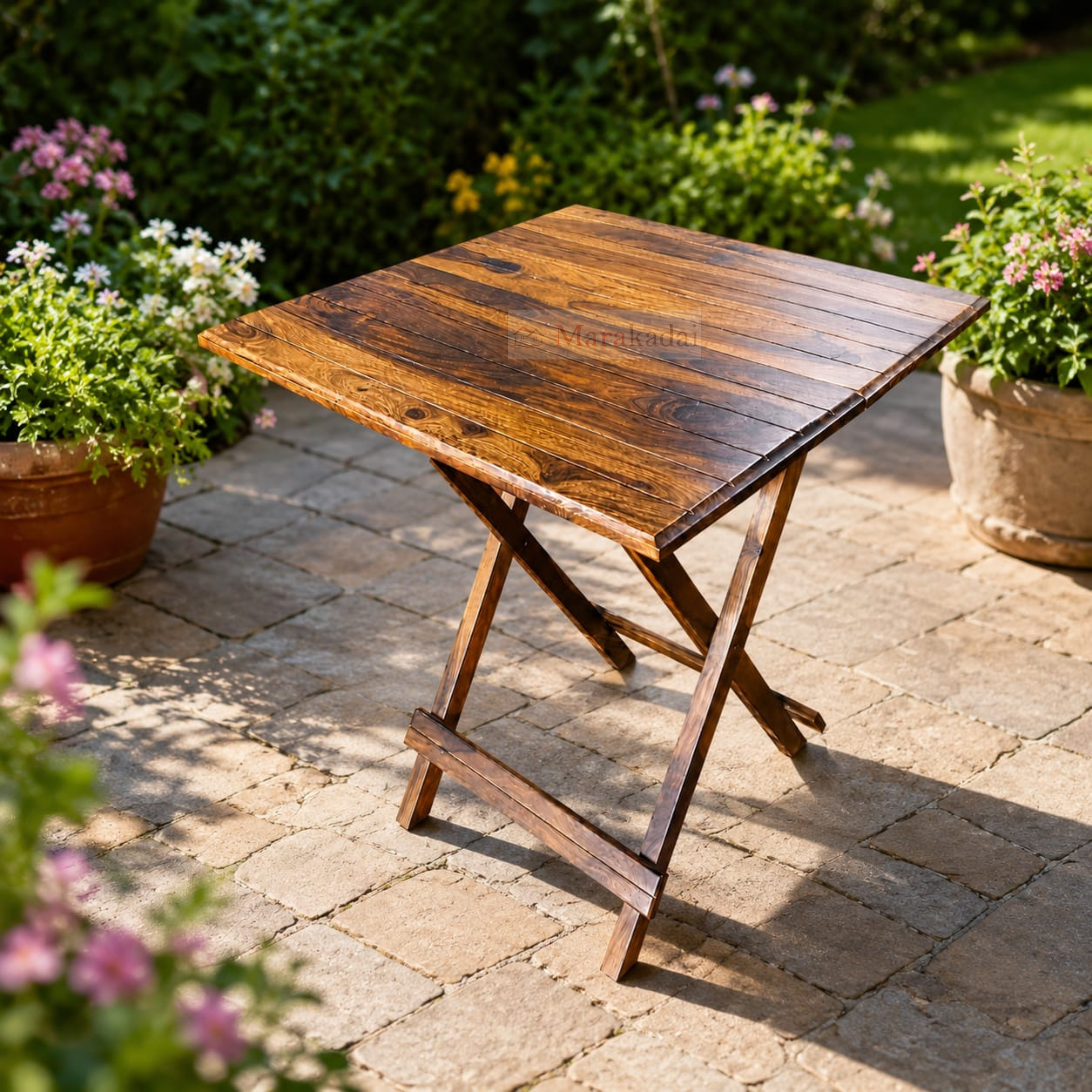 folding square table
