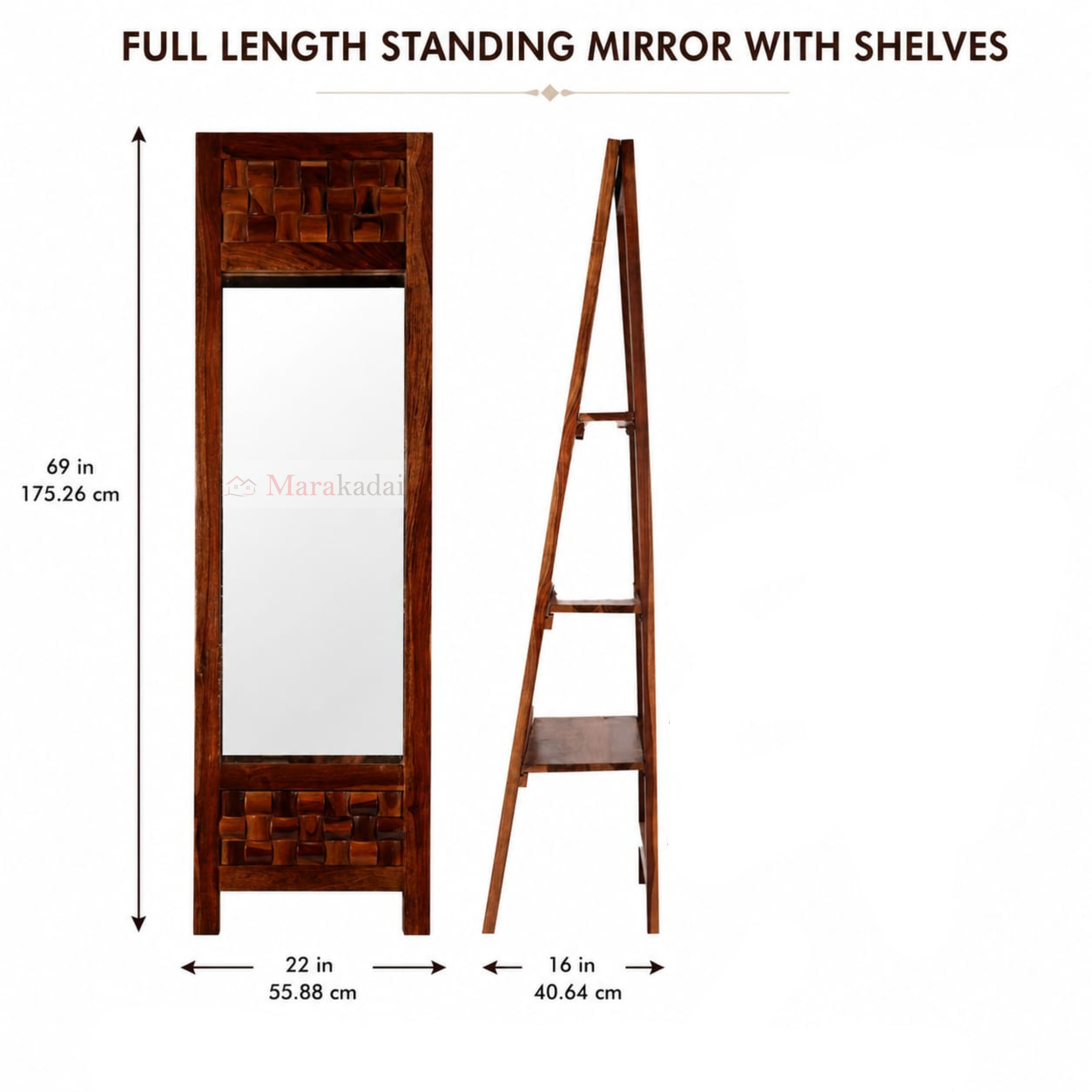 niwar folding dressing table