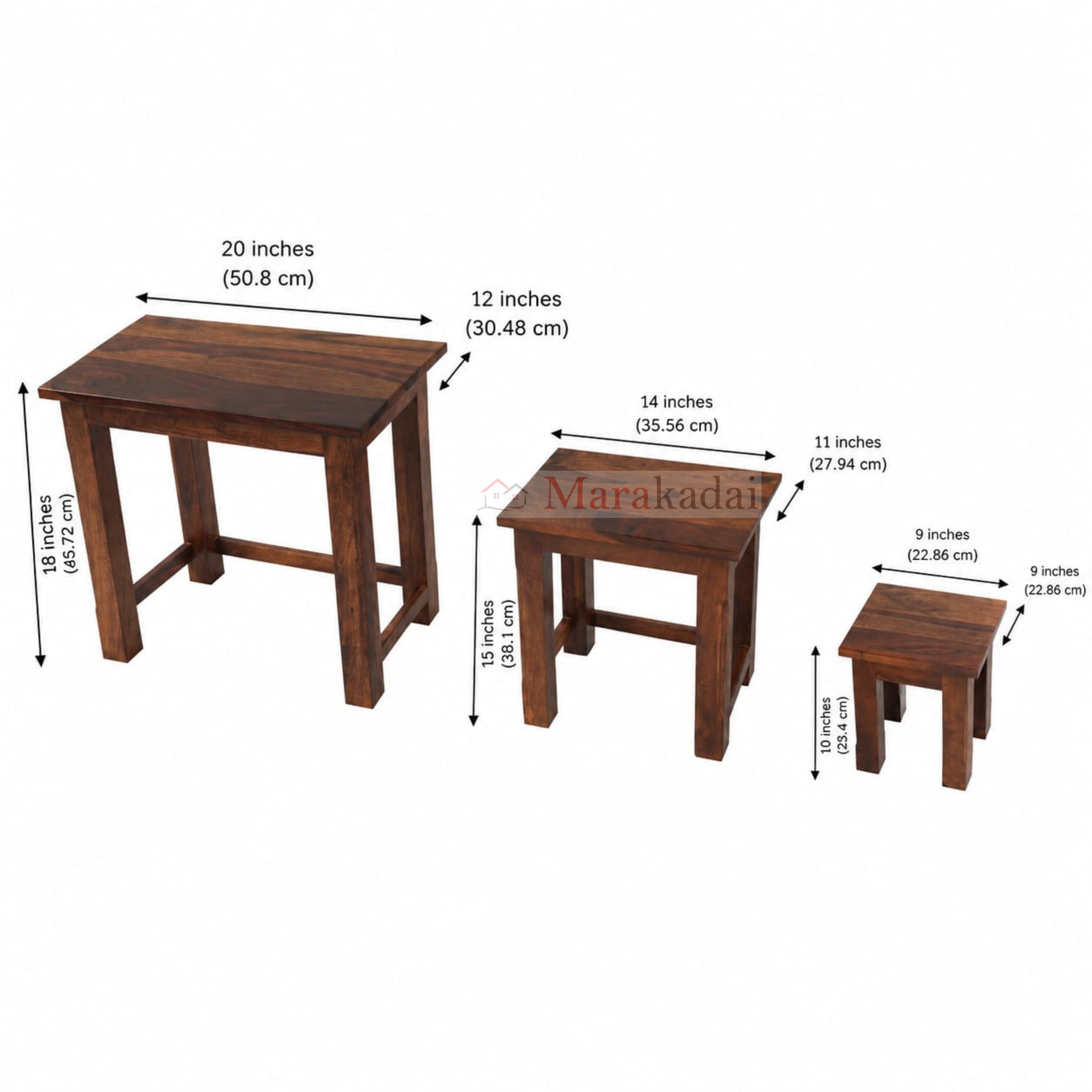 Plain Nest of Stool
