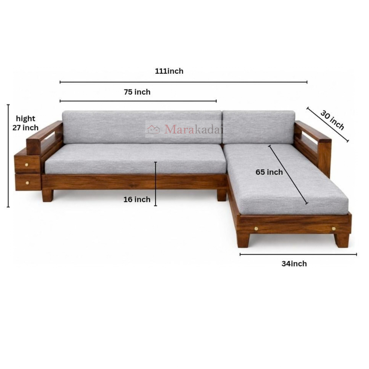 DRAWER STORAGE SOFA