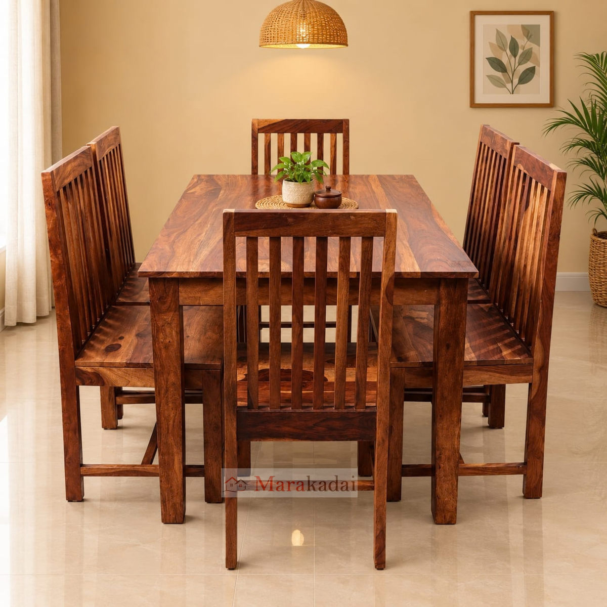 Peter Dining Table 5ft (1+6)