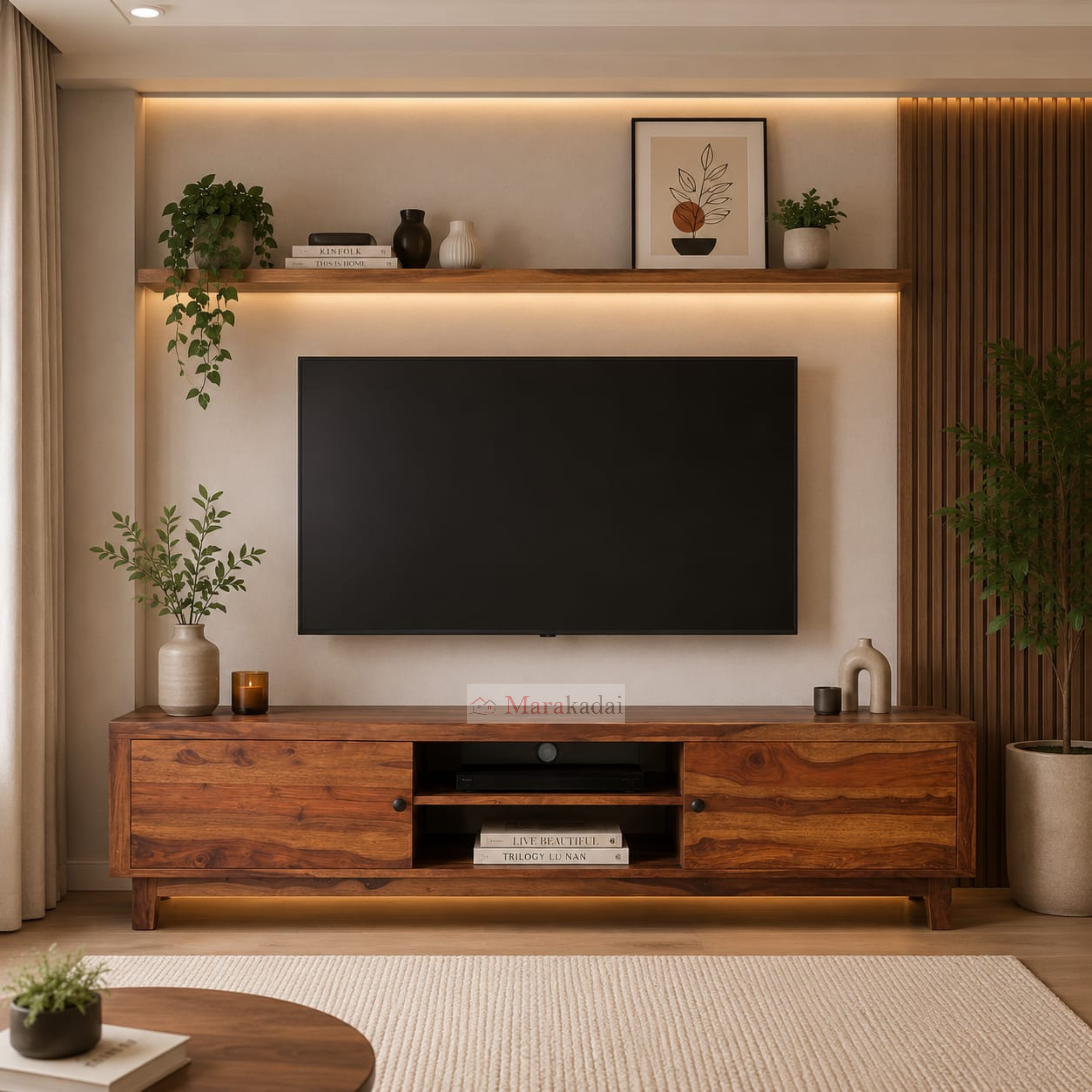 Plain Tv Stand 6ft