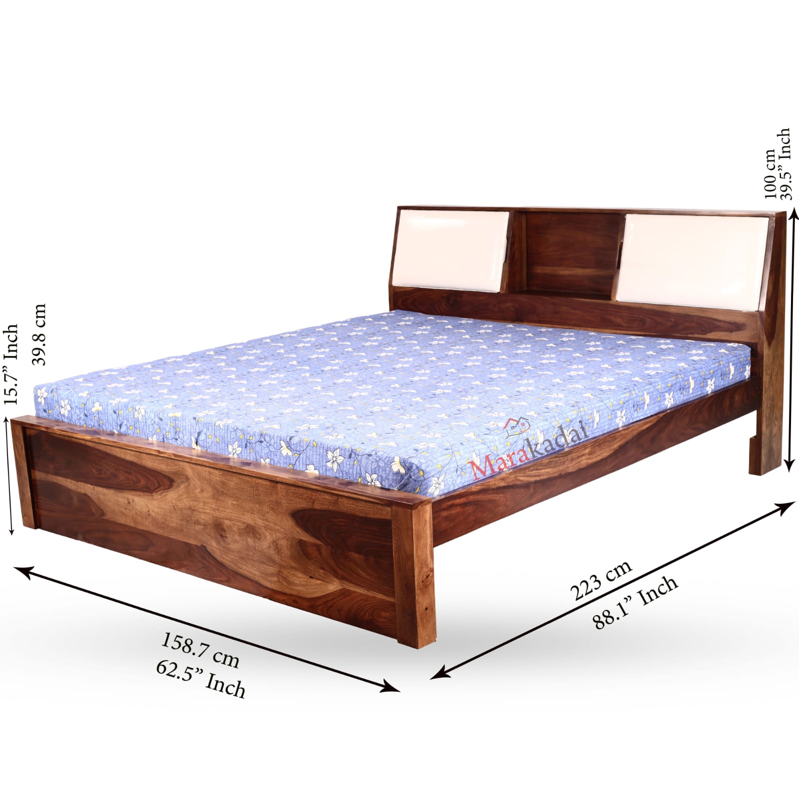 head board cushion cot queen